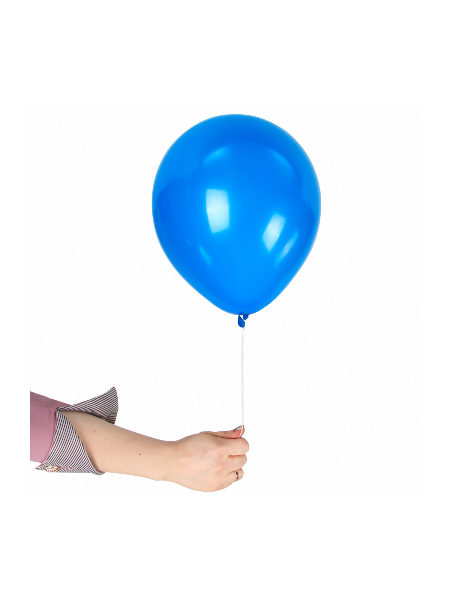 Шары воздушные Золотая сказка 50 штук синие - фото 6