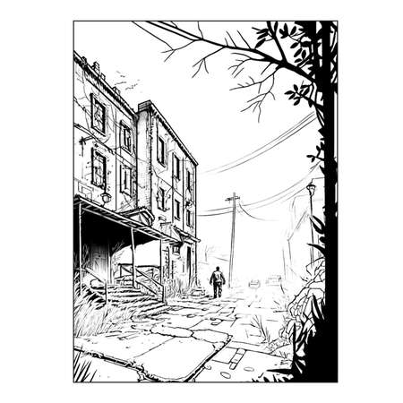 Книга Добро пожаловать в постапокалипсис Раскраска по мотивам игры The Last of Us