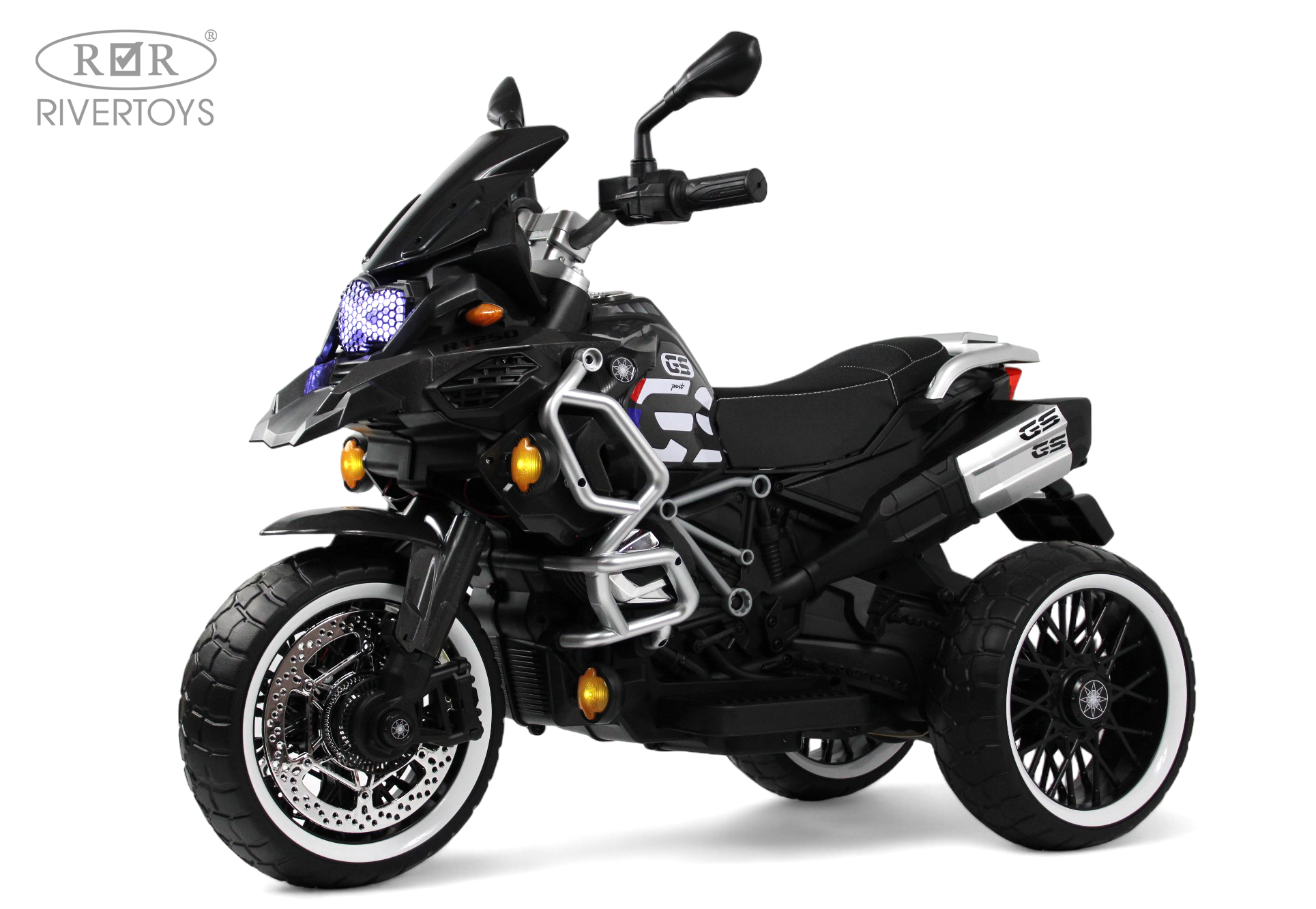 Электромобиль RIVERTOYS М008БХ-BLACK - фото 1