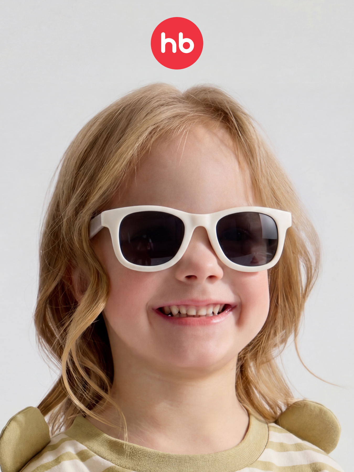 Очки солнцезащитные Happy Baby 50548_milky/beige - фото 2