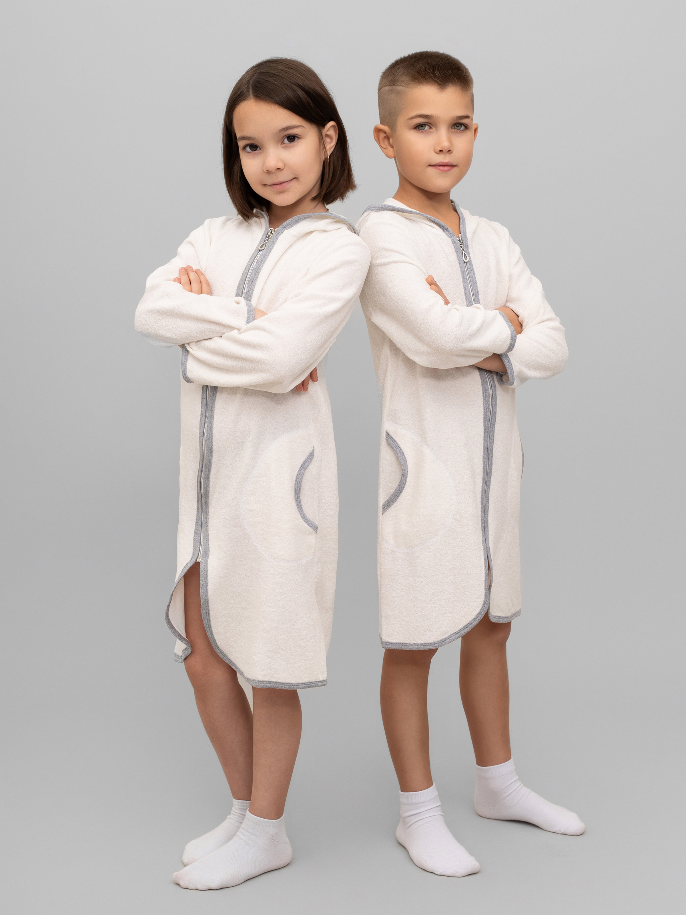 Халат Утенок 906 молочный - фото 3