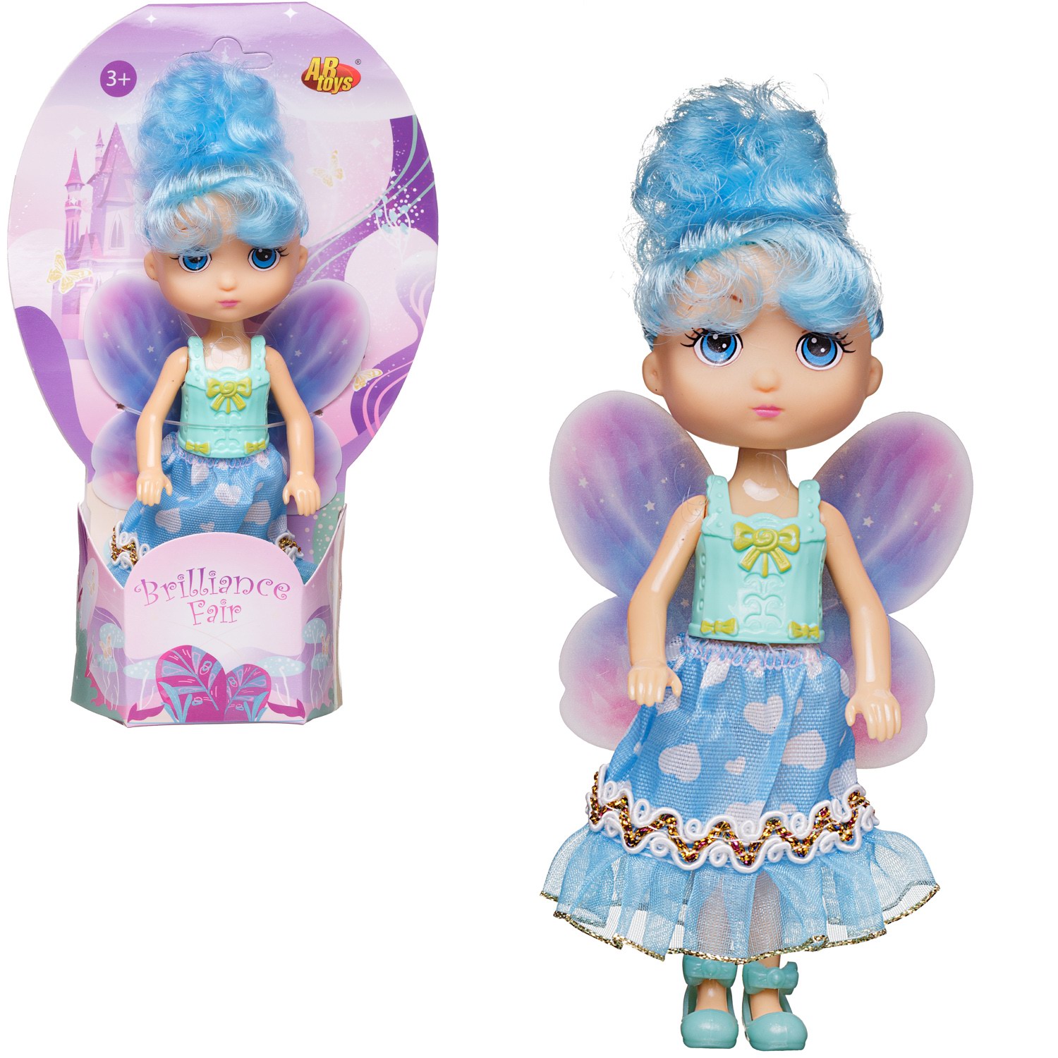 Кукла модельная Abtoys Времена года PT-01836/голубое - фото 2