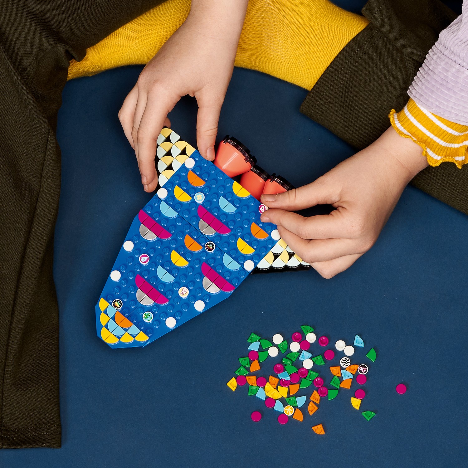 Конструктор LEGO DOTS Тайлы блочный - фото 7