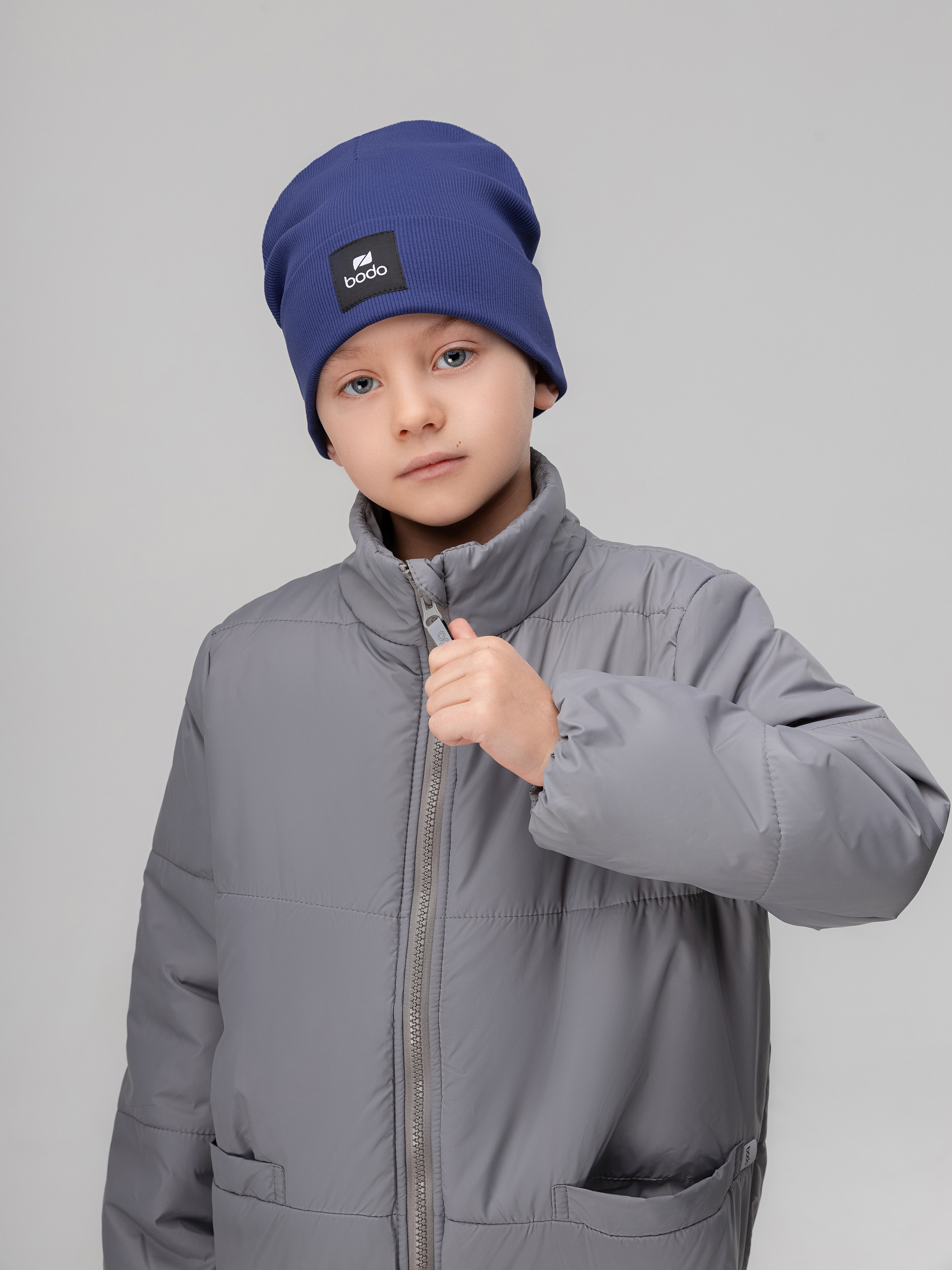 Шапка Bodo 10-271MU_индиго - фото 1