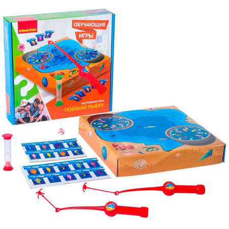 Настольная игра Bondibon мемо на ловкость Поймай Рыбку
