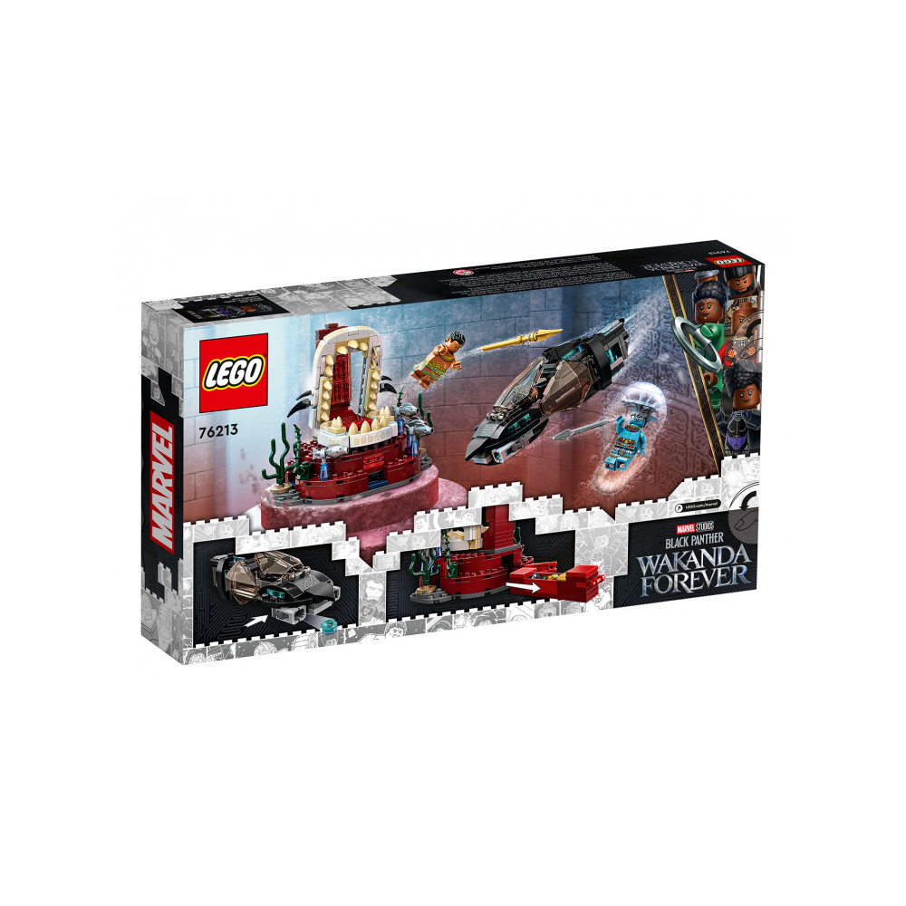 Конструктор LEGO Marvel Super Heroes Тронный зал Нэмора 76213 675 дет. - фото 2