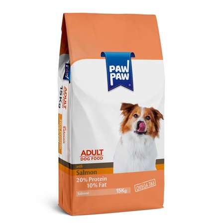 Корм для собак Paw paw 15кг Adult Dog Food with Salmon с лососем сухой