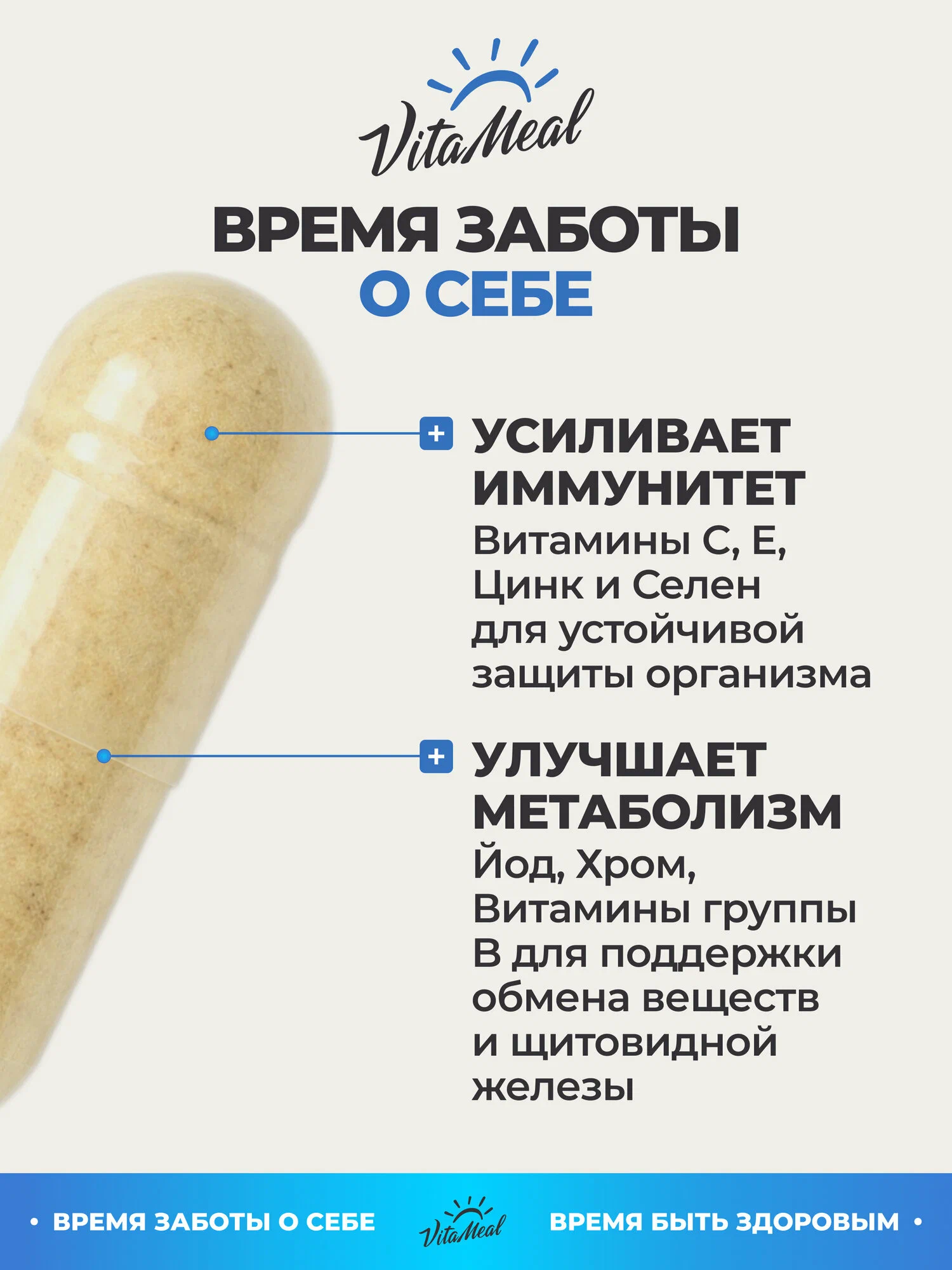Витаминно-минеральный комплекс VitaMeal для мужского здоровья и энергии 60 капсул - фото 4