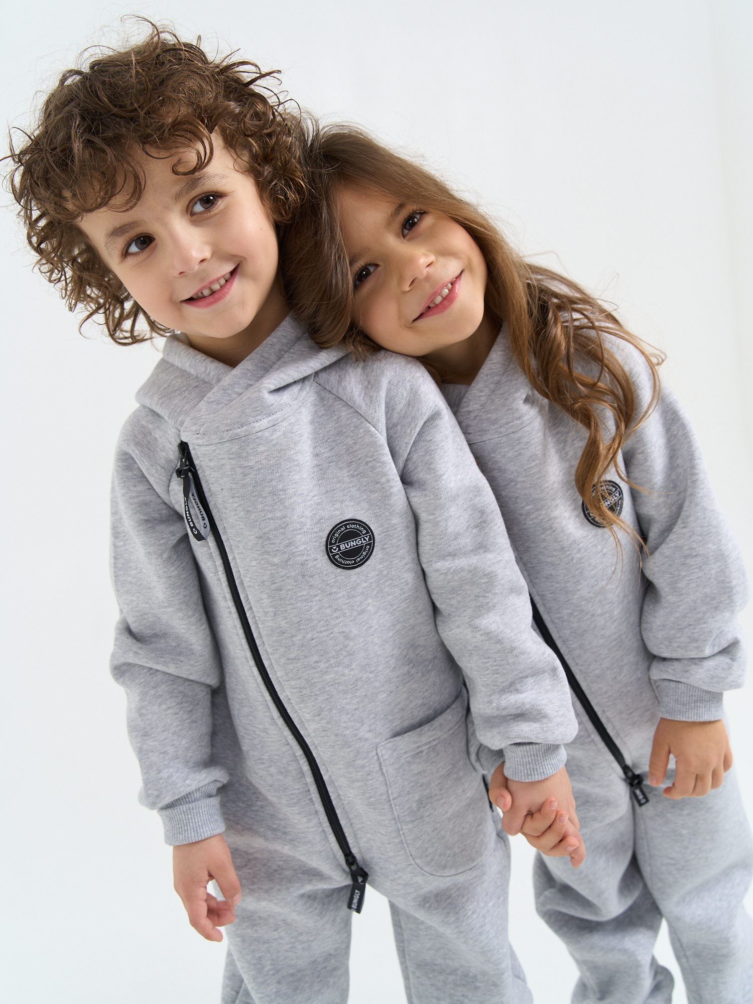 Комбинезон BUNGLY 1R7552/Серыймеланж - фото 2