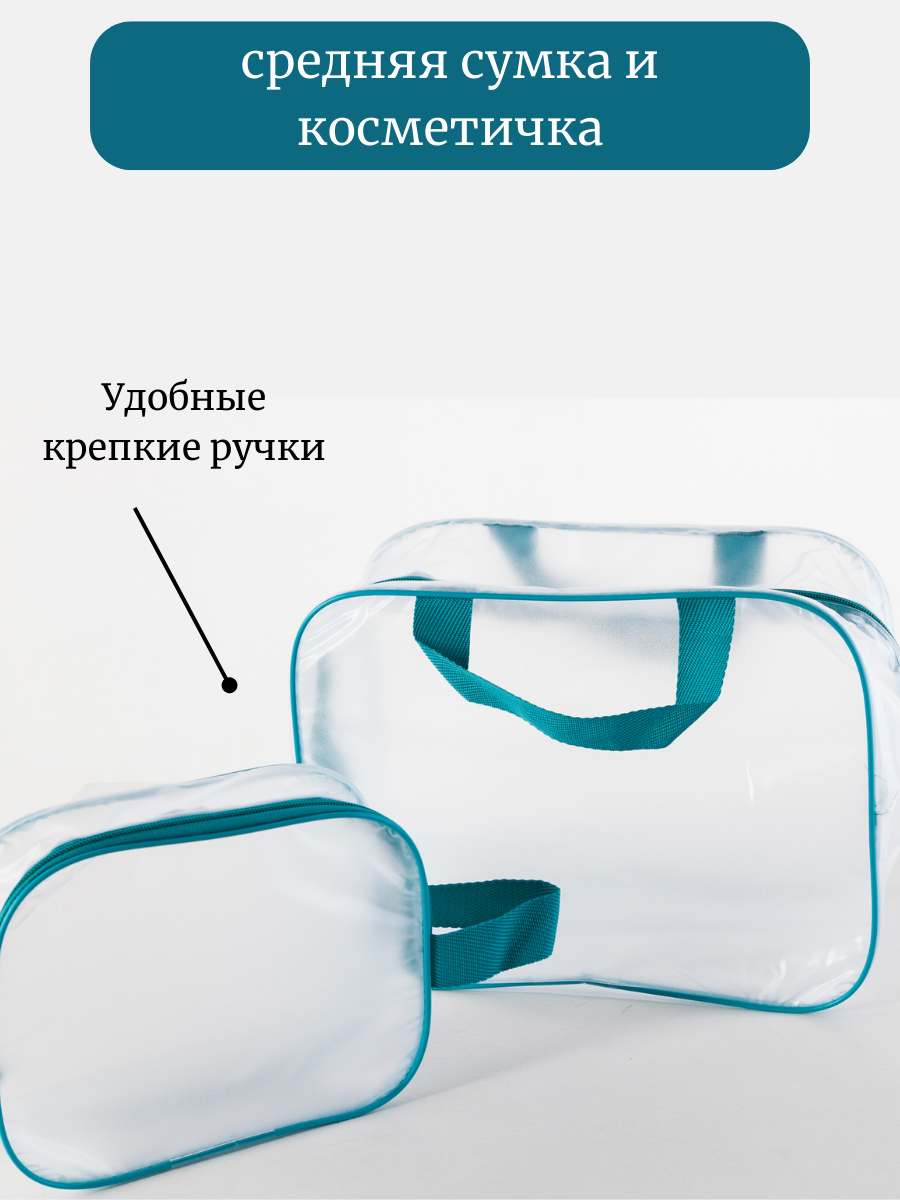 Сумка в роддом ЗОЛОТОЙ ОКТЯБРЬ матовый бирюзовый - фото 4