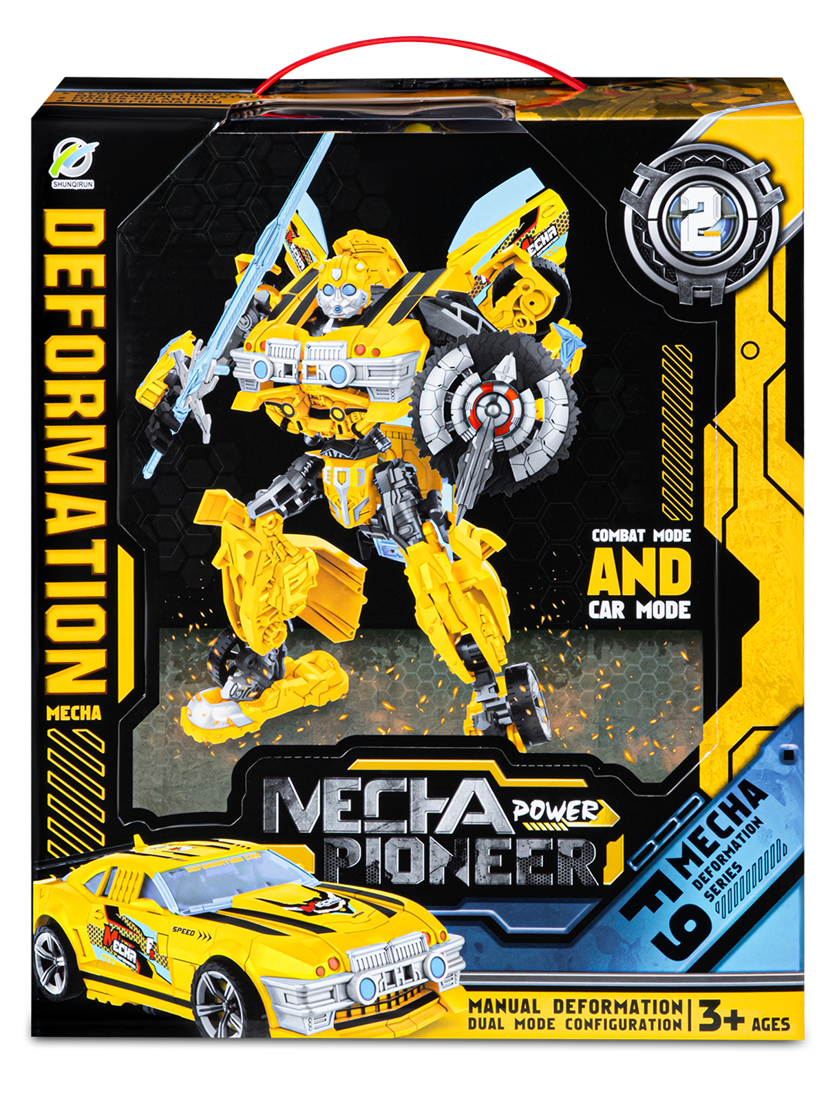 Фигурка AUTODRIVE Робот трансформер Машинка - фото 18