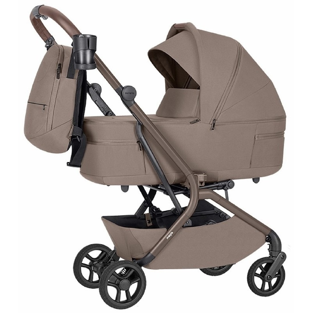 Коляска 2в1 Carrello Magia 2.0 CRL-6655 коричневый - фото 2