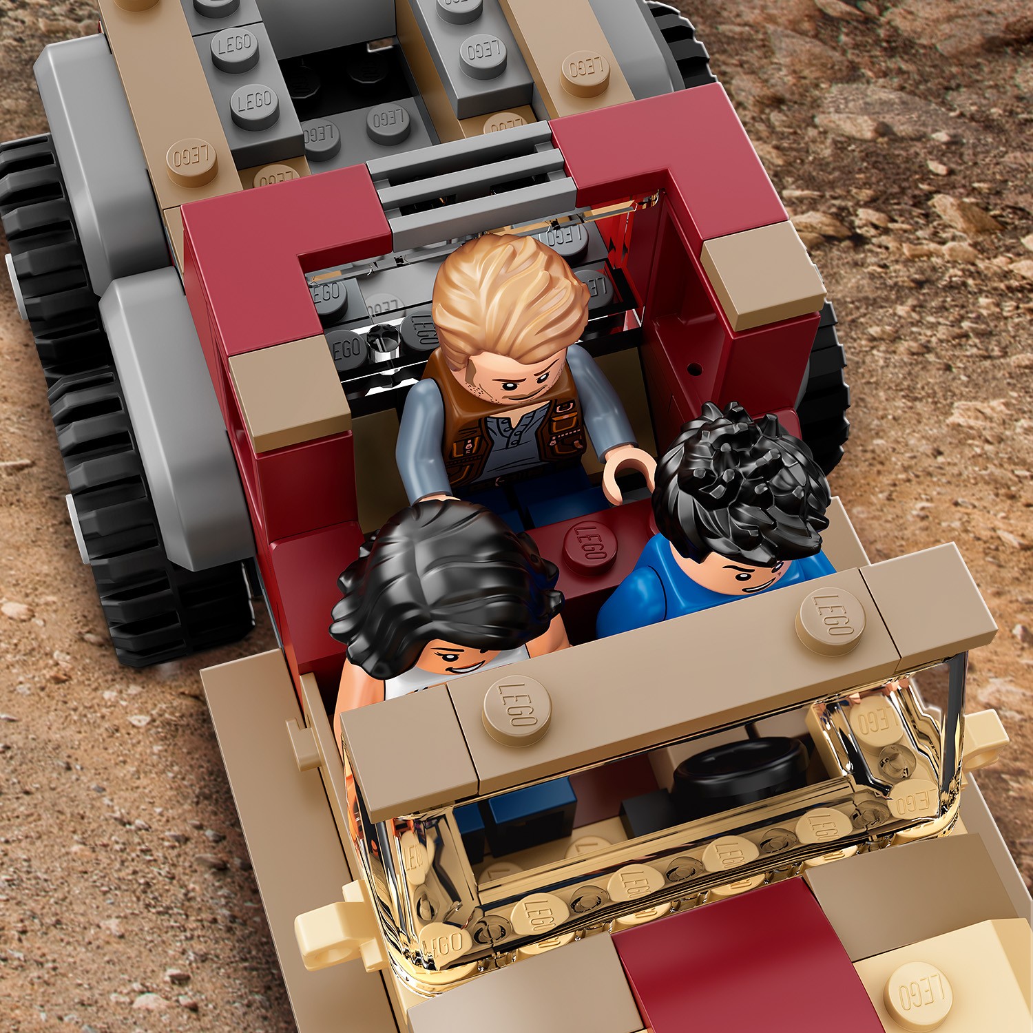 Конструктор LEGO Jurassic World Погоня за Карнотавром блочный - фото 10