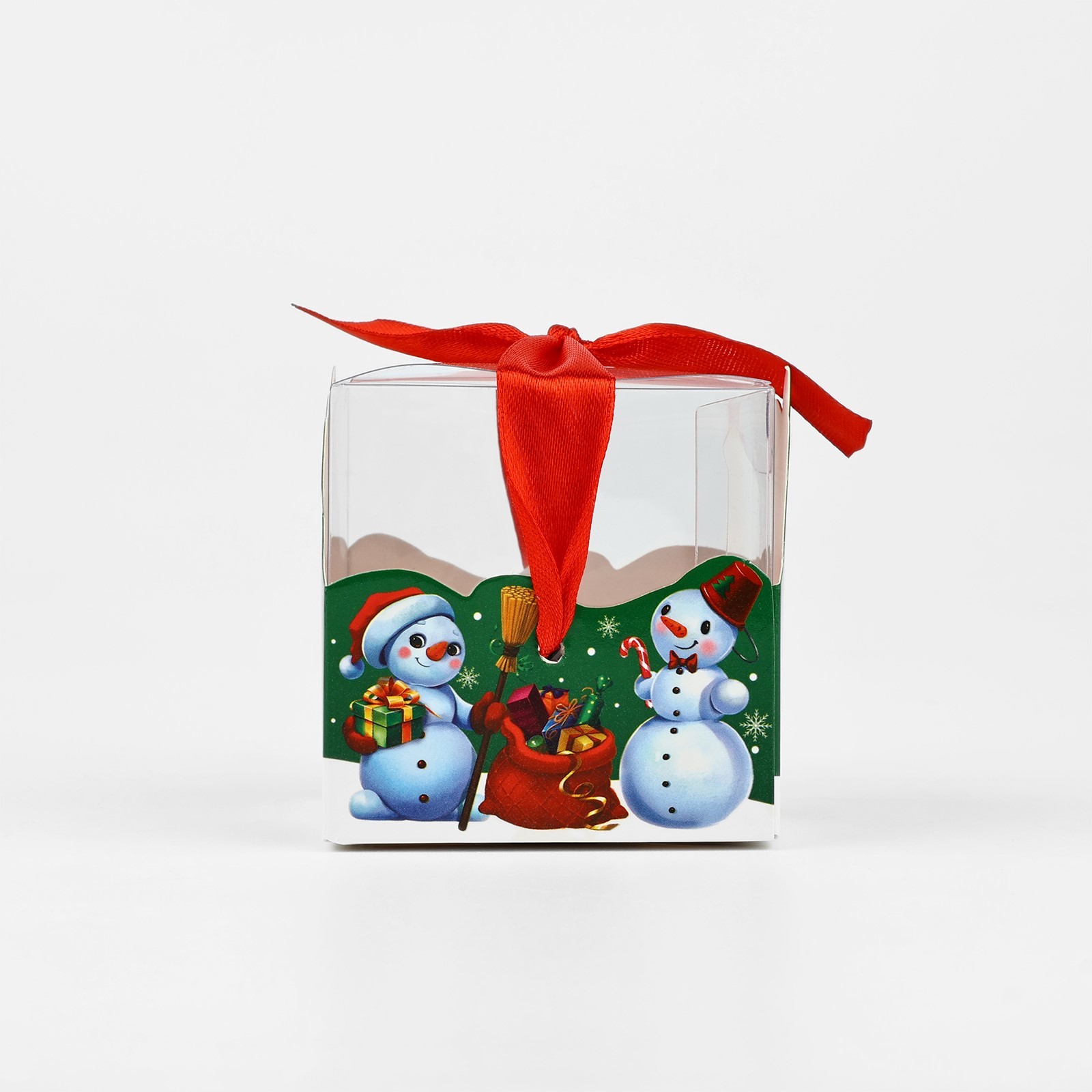 Складная коробка Дарите Счастье «Дед Мороз» 7 х 7 х 7 см - фото 4