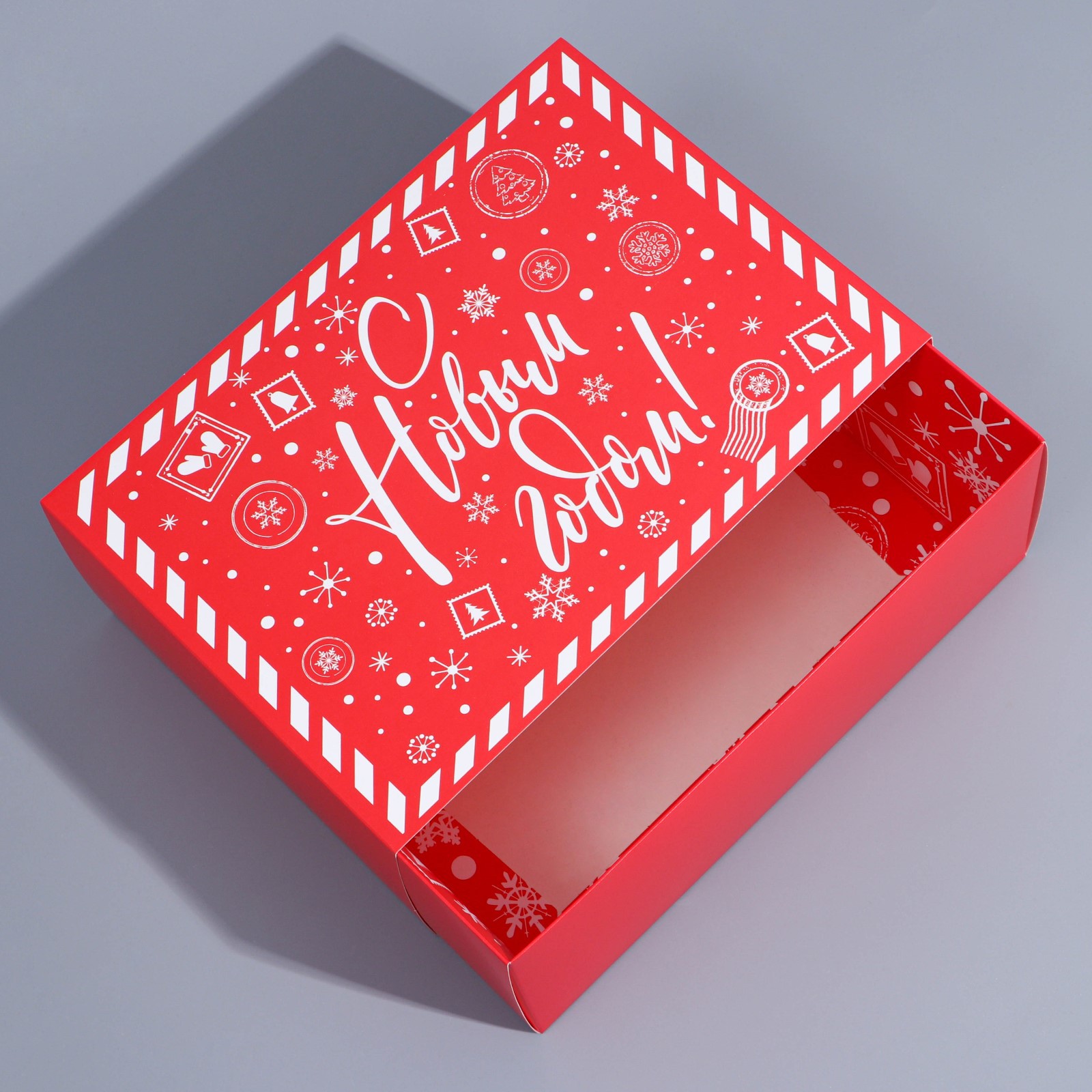 Коробка Дарите Счастье сборная «С Новым годом». 25×18×10 см - фото 3