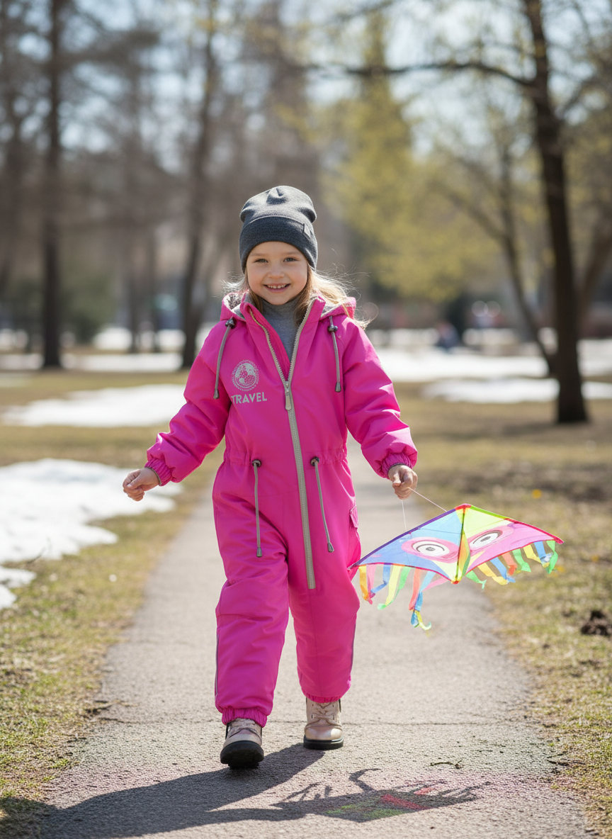 Комбинезон Arctic kids 30-029 розовый - фото 2