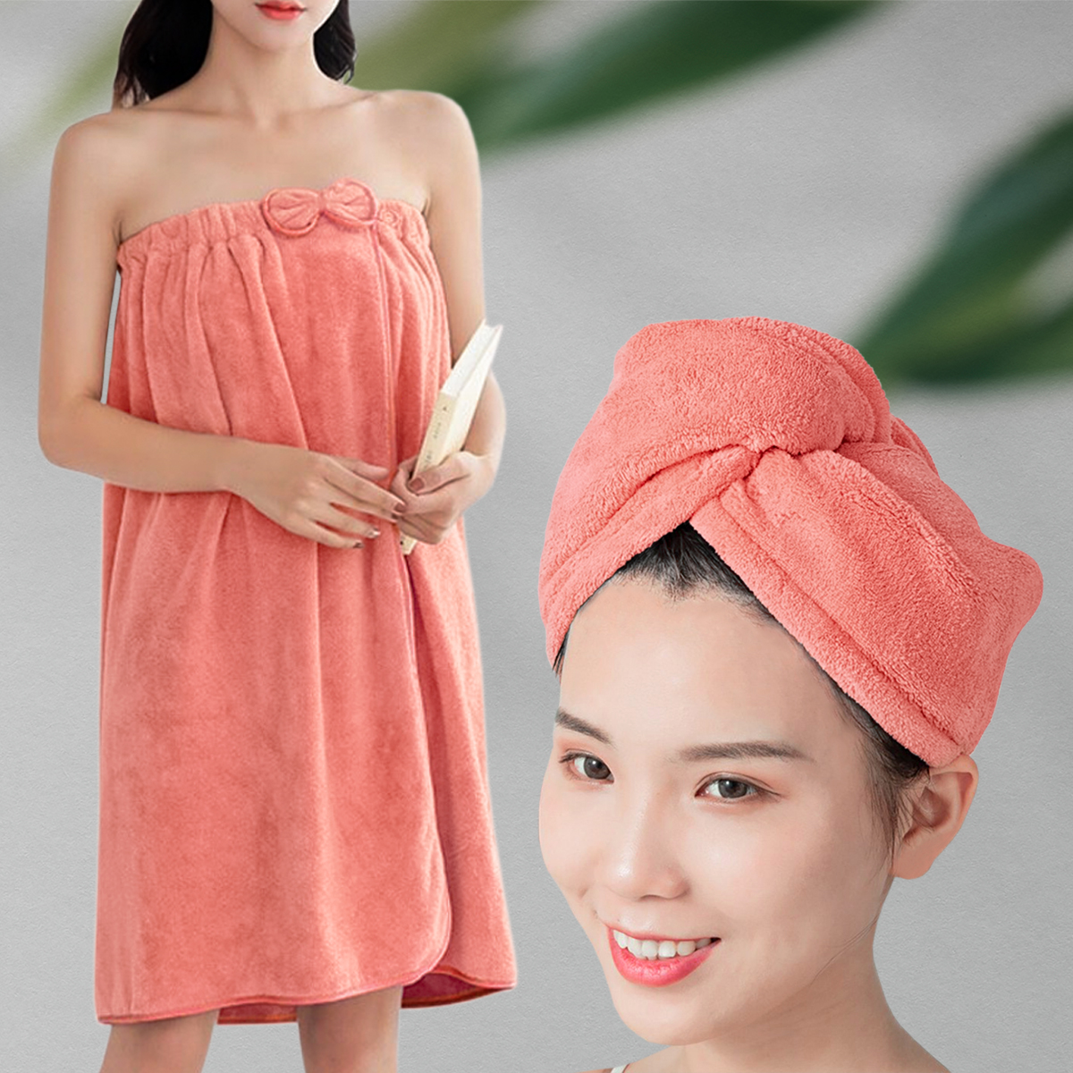 Полотенце килт BRAVO и чалма 80 x 150 см 2 шт. - фото 1