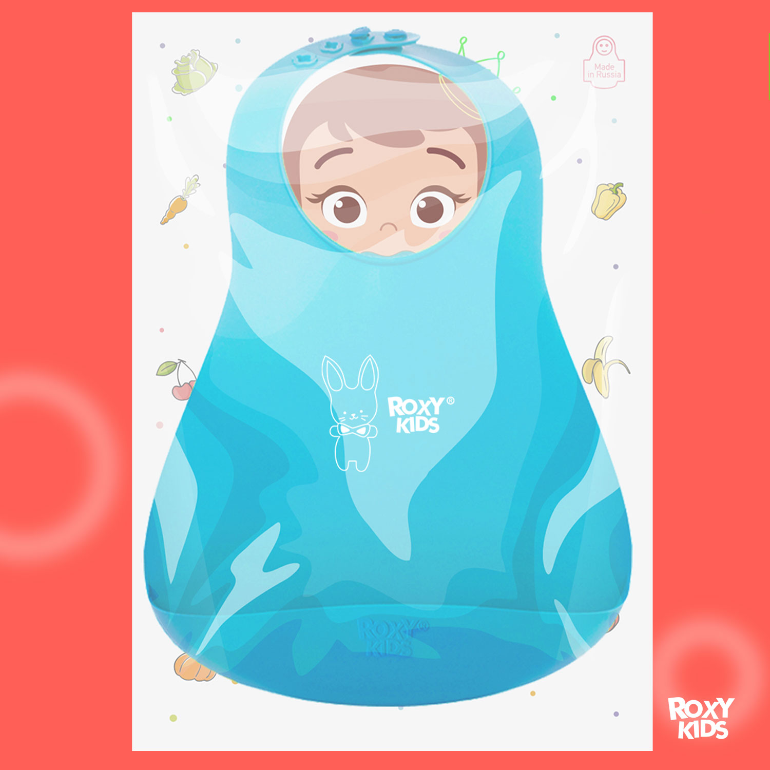Нагрудник ROXY-KIDS пластик - фото 9