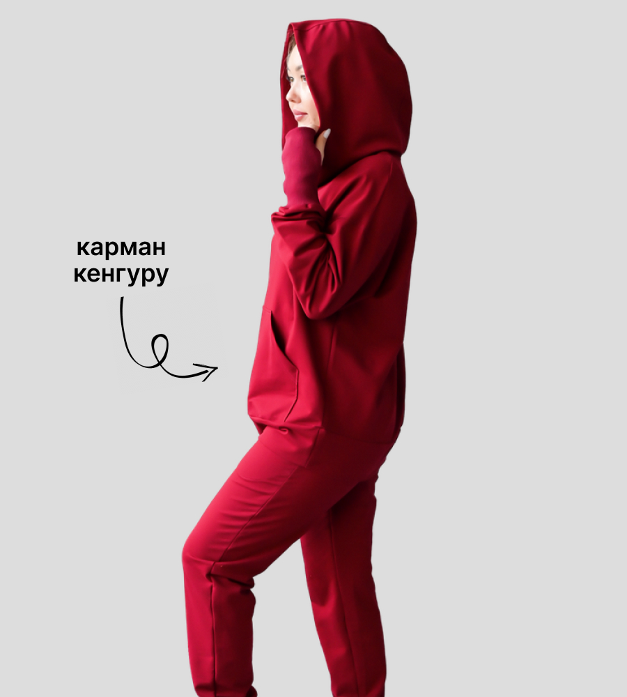Костюм M and L kids Т1/1499 бордо - фото 7