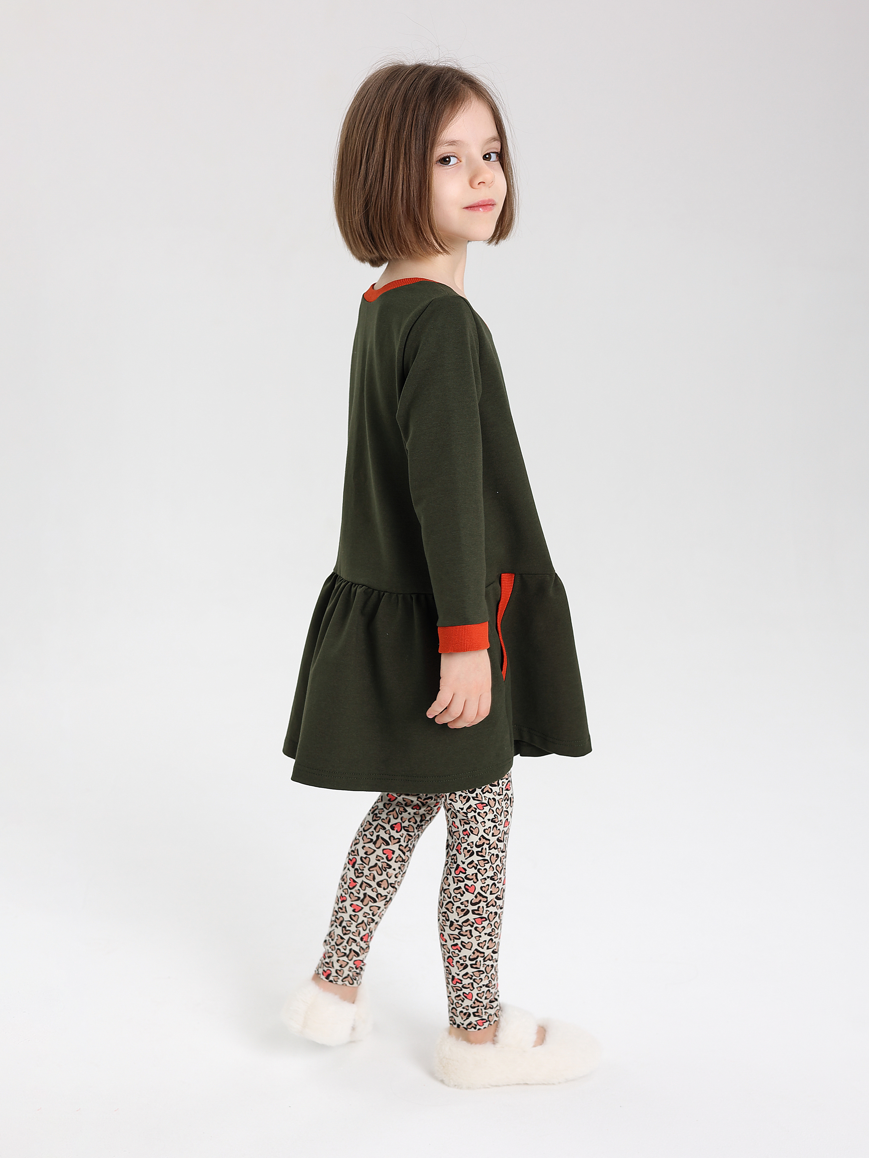 Платье RobyKris 27-9286-25/хаки - фото 4