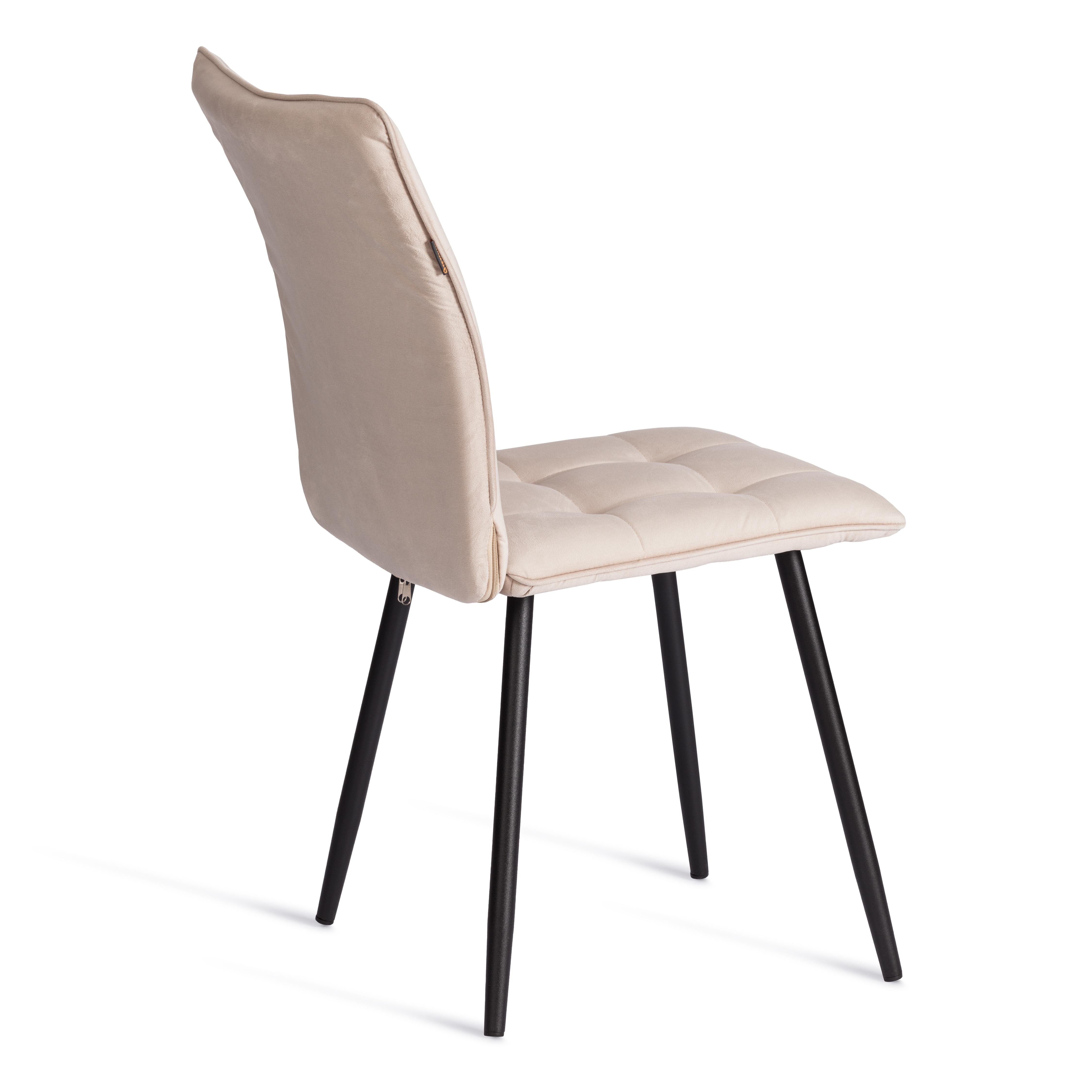Стул TETCHAIR Bari LT велюр бежевый 2 шт. - фото 14