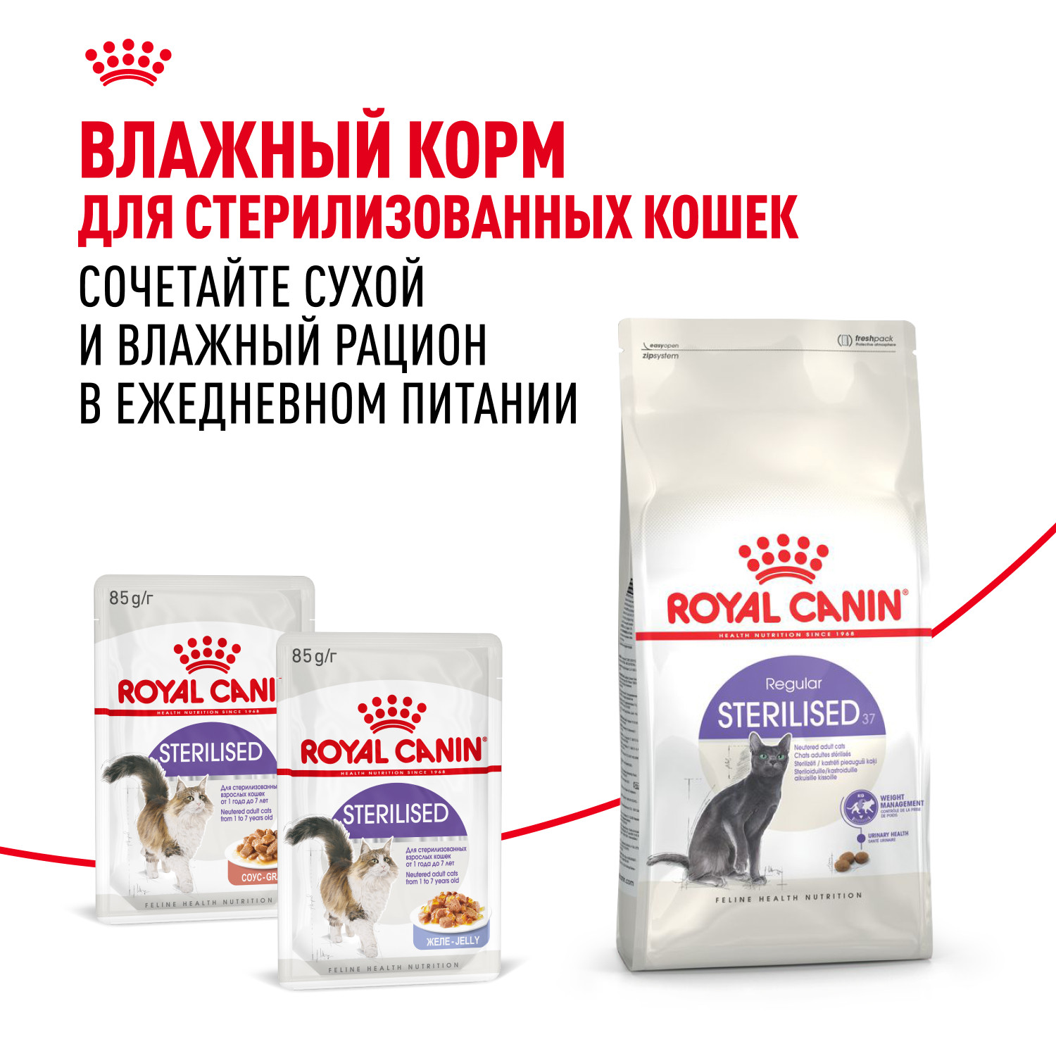 Корм сухой ROYAL CANIN Sterilised 37 4кг для стерилизованных кошек - фото 8