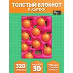 Блокнот Проф-Пресс в клетку А5. 3D Апельсины 160 лист.
