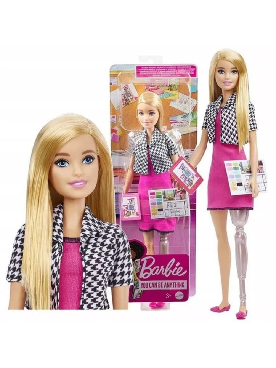 Изображение товара Кукла Barbie Дизайнер интерьеров с протезом ноги 30 см