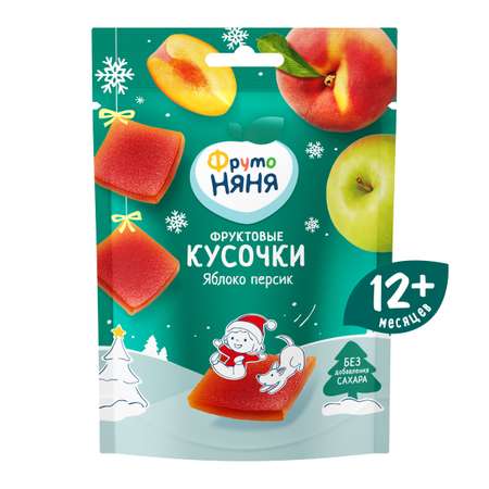 Фруктовые кусочки ФрутоНяня из яблок и персиков с 12 мес 53 г
