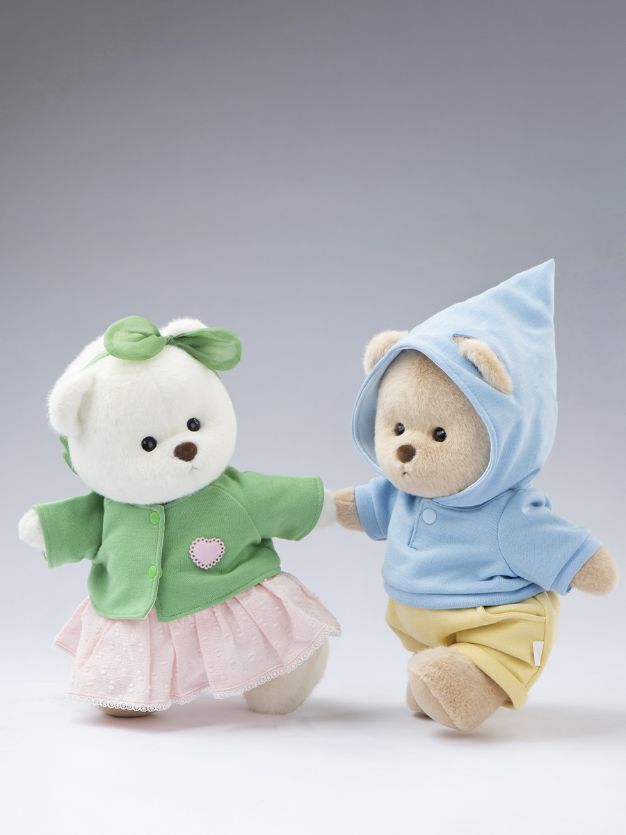Мягкая игрушка TeddyTales Медведь Счастье белый - фото 7