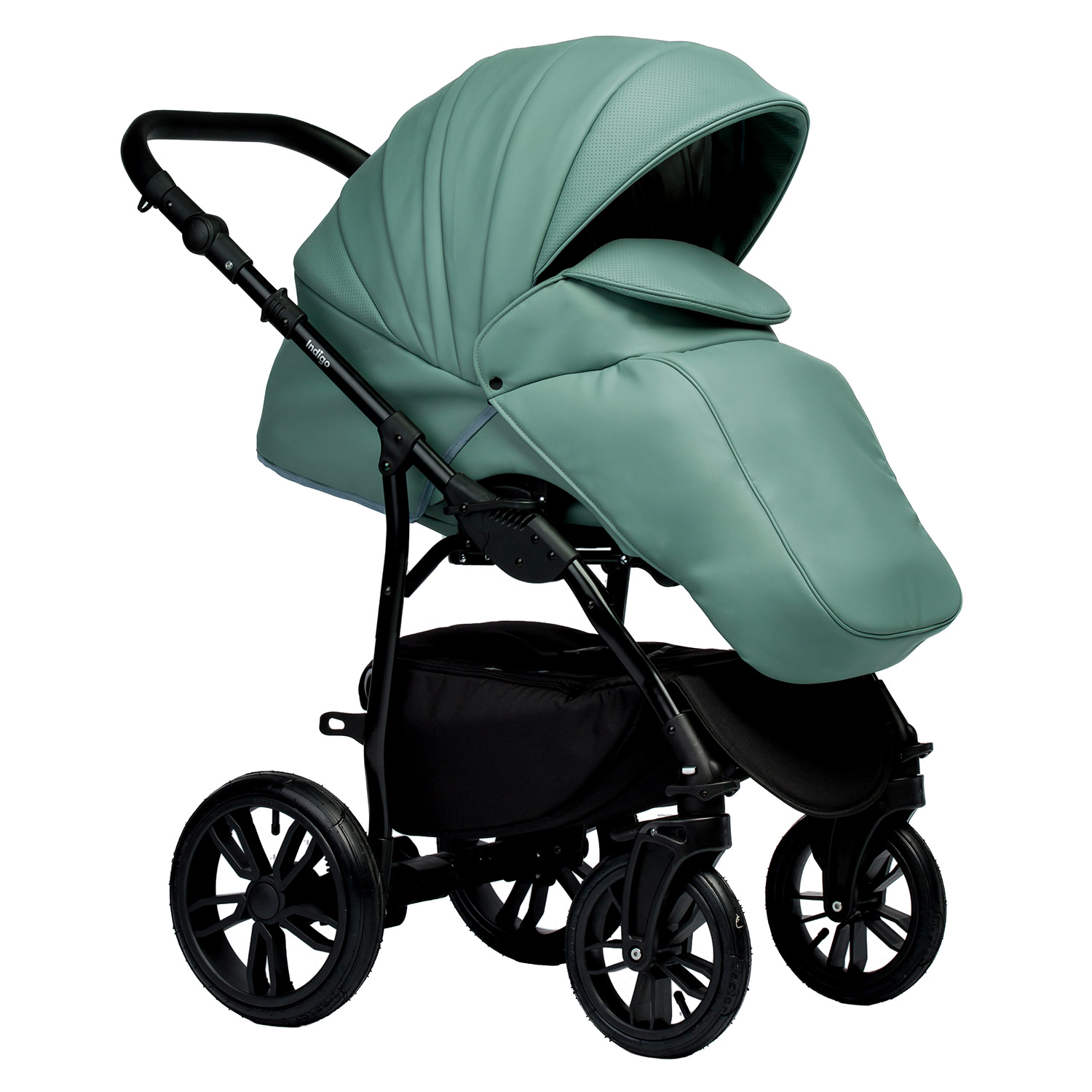 Коляска 2в1 Indigo Special 05 шалфей - фото 6