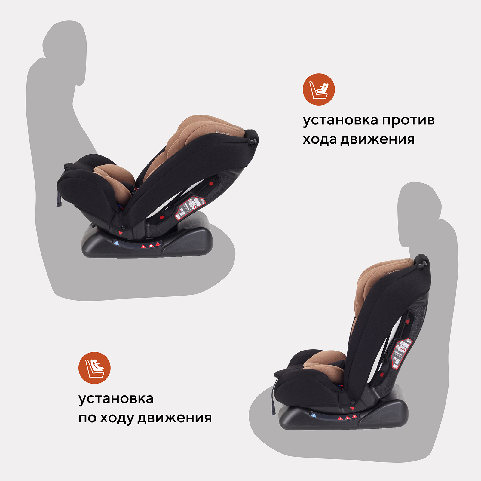 Автокресло Rant Basic Unity Beige 0+/1/2/3 (0-36 кг) - фото 2