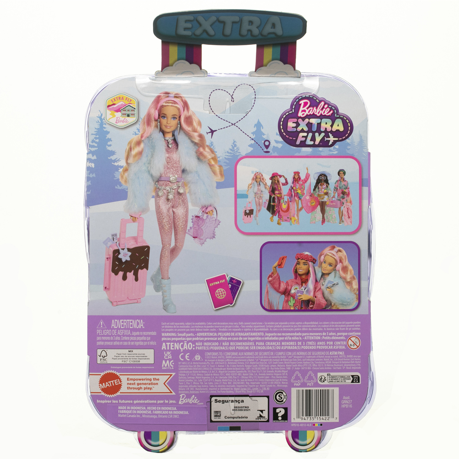 Кукла модельная Barbie Extra Fly Зима HPB16 - фото 4
