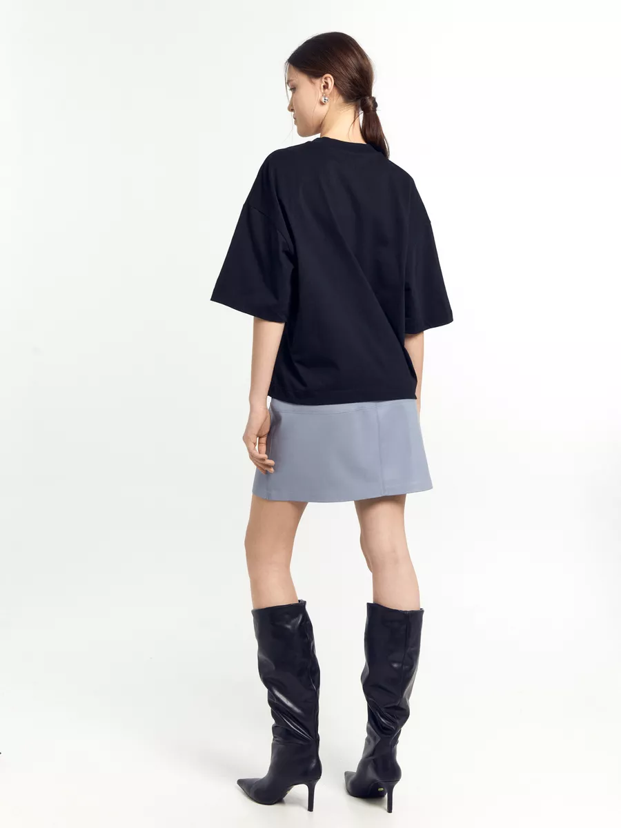 Футболка Mark Formelle (Марк Формэль) 112961/черный +печать5 - фото 12