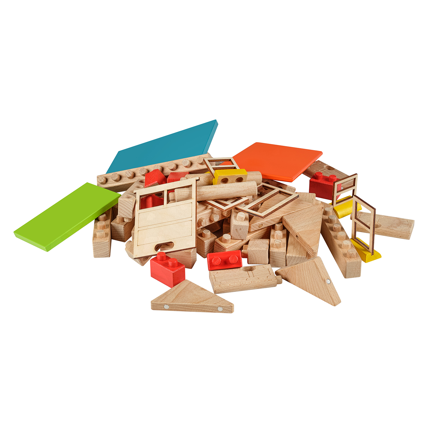 Конструктор WOOD BLOCKS Автосервис деревянный - фото 19