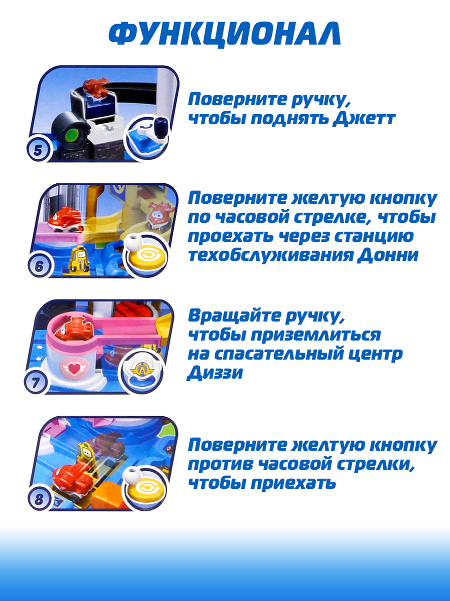 Игровой набор Super Wings Большой аэропорт 2.0. - фото 11