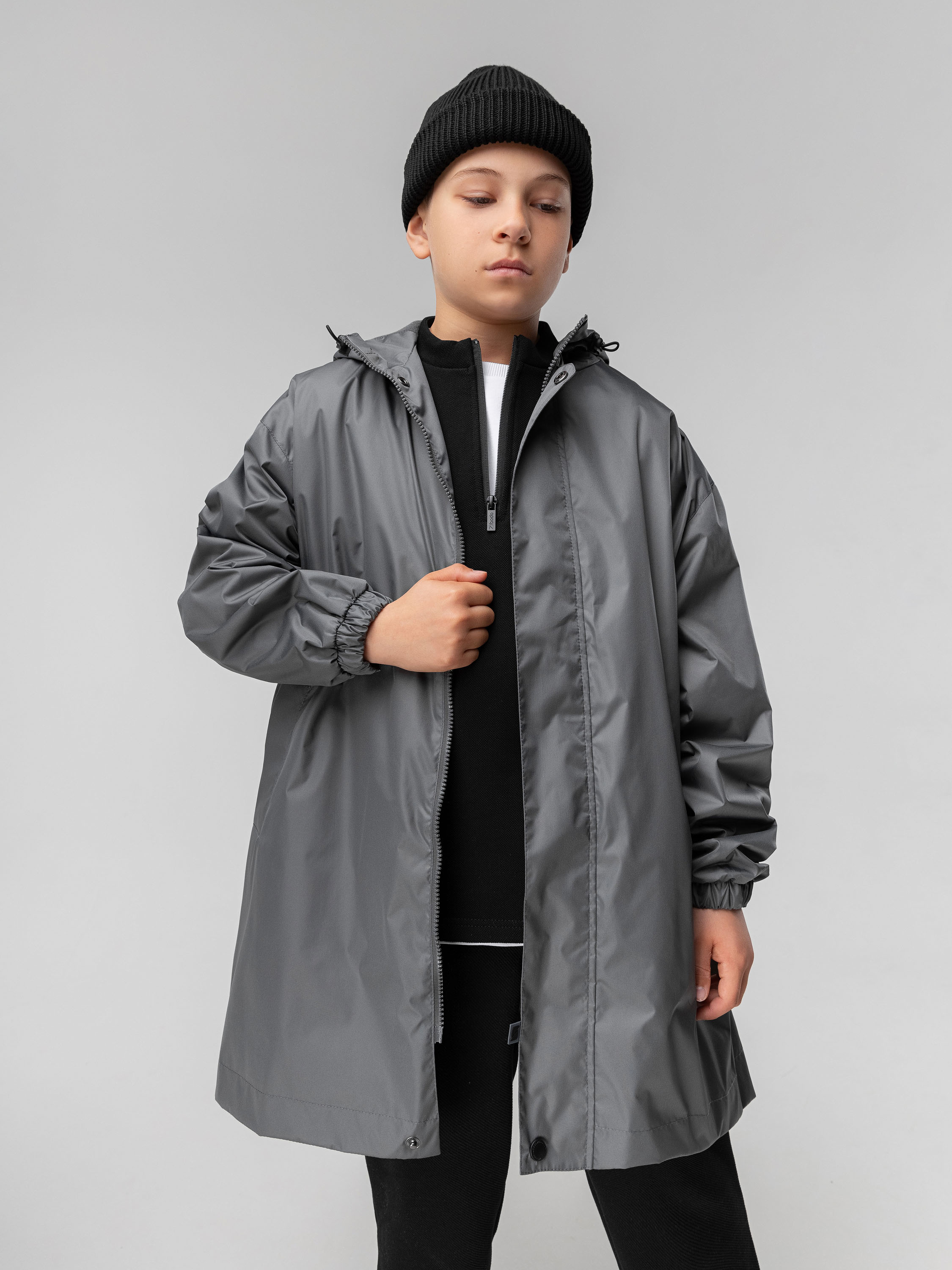 Плащ Bodo 49-8U_темно-серый - фото 1