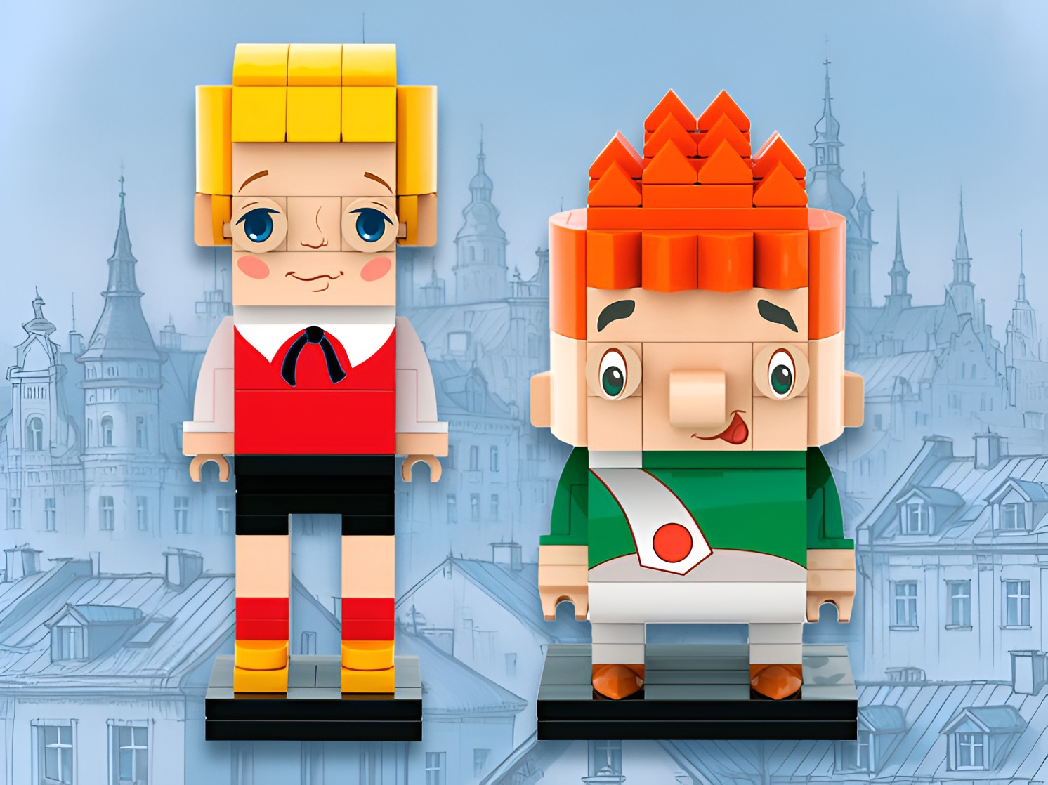 Конструктор brick labs Малыш и Карлсон 222 дет. - фото 2