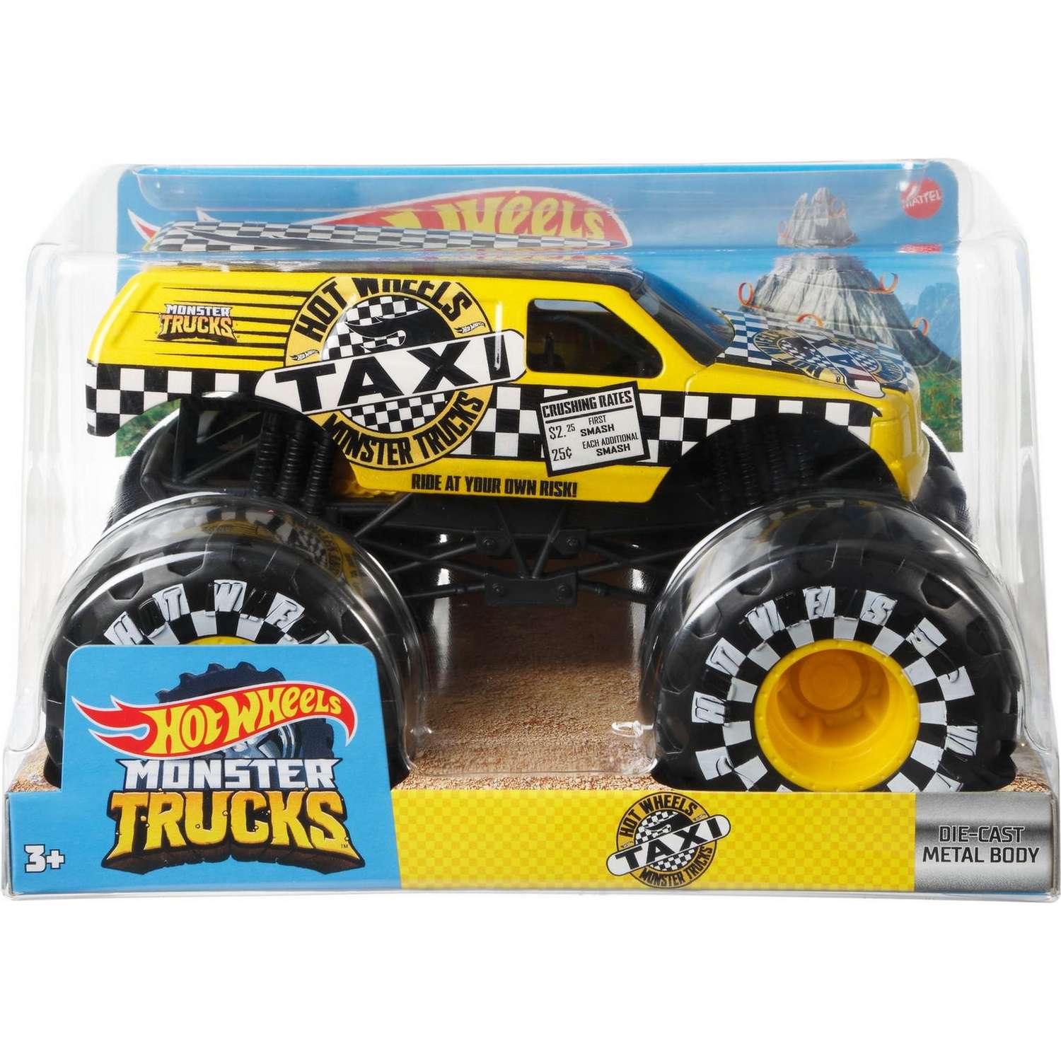 Автомобиль Hot Wheels Monster Tracks 1:24 FYJ83 - фото 2