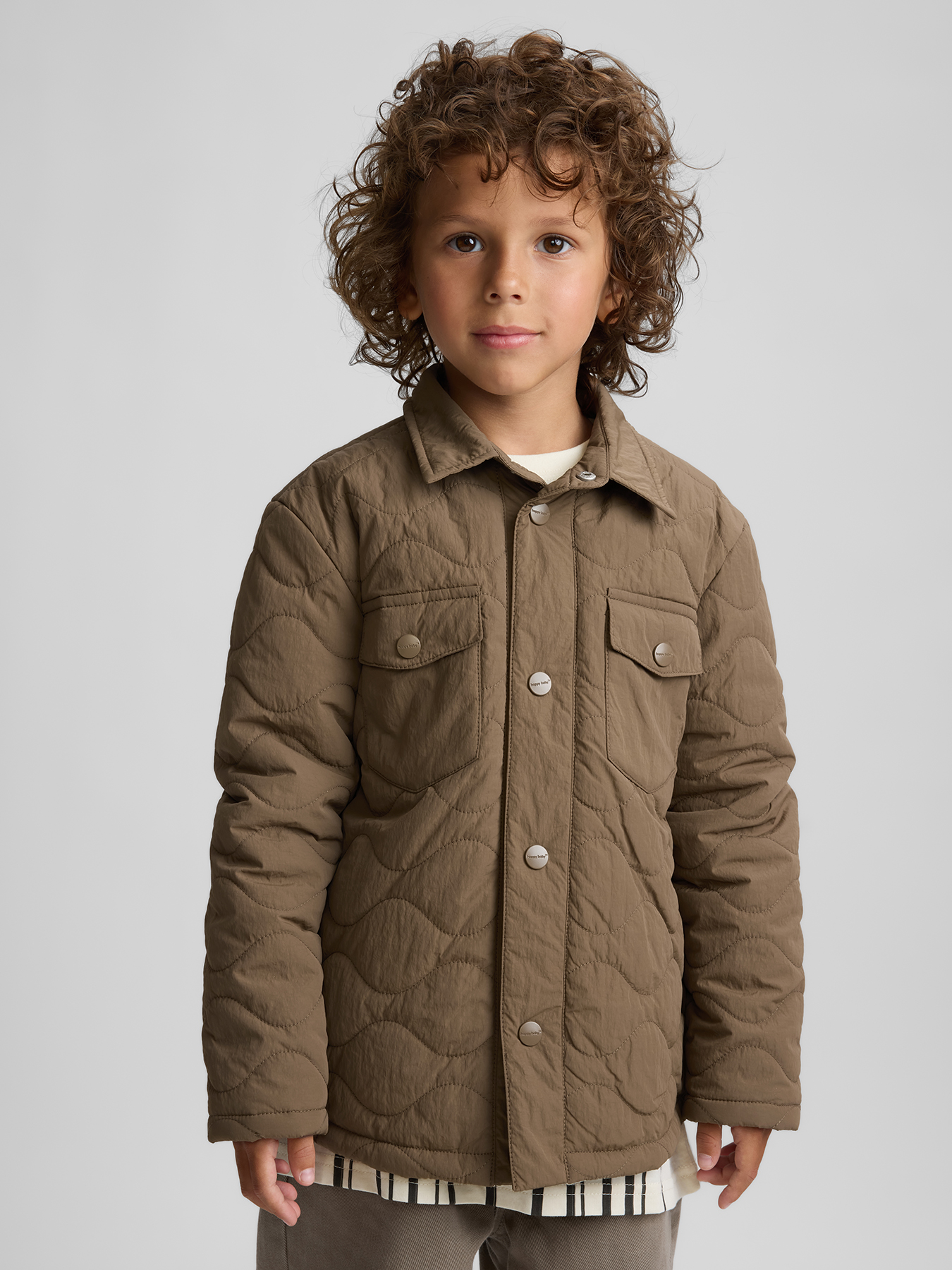 Куртка Happy Baby 88670_brown - фото 1