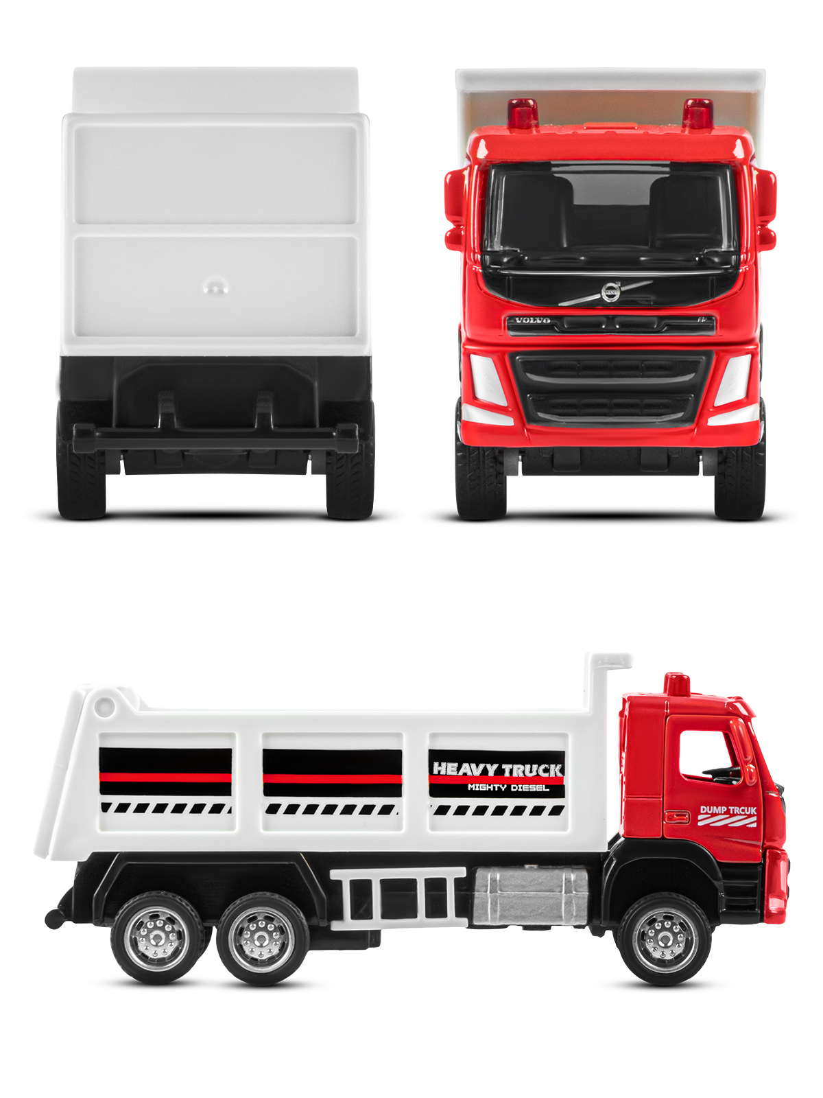 Самосвал АВТОпанорама Volvo FM 1:72 JB1251645 - фото 7