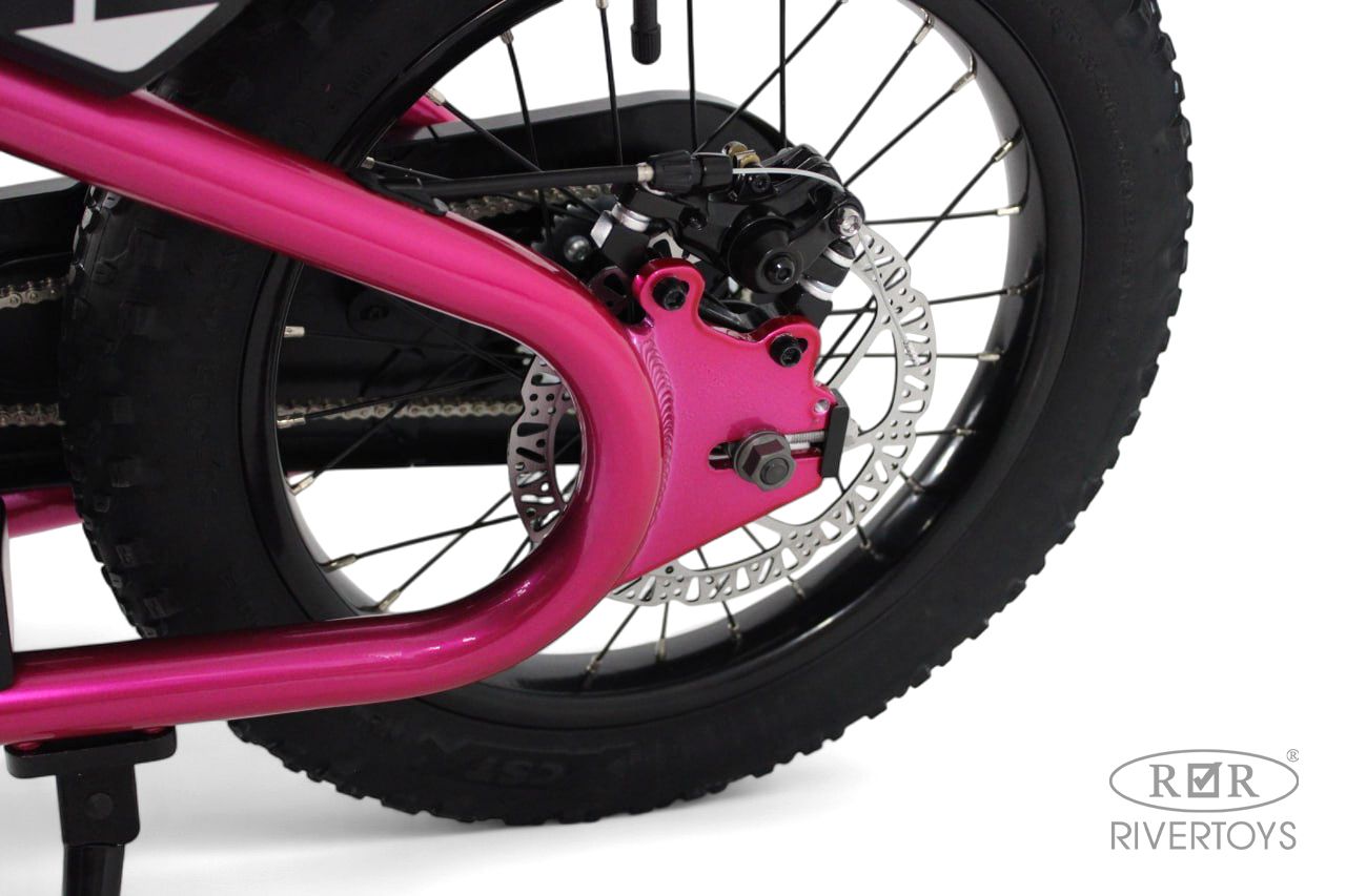 Электромотоцикл RIVERTOYS A001AA-MOTO-PINK - фото 15