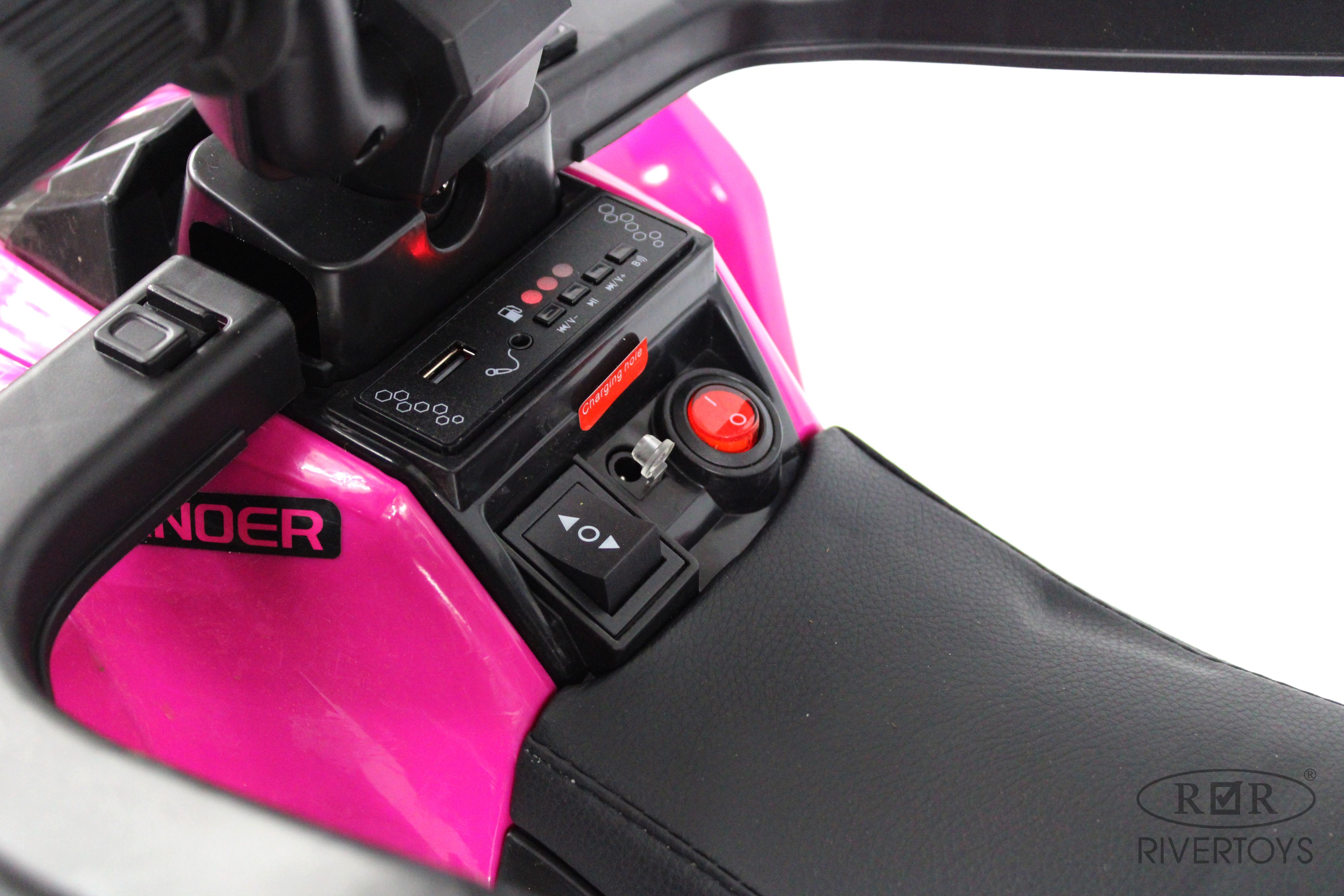 Электромобиль RIVERTOYS F003FF Pink - фото 9