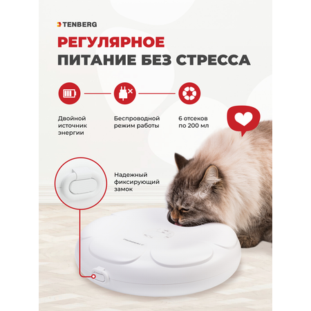 Автокормушка TENBERG Yummy X2 SUS 304