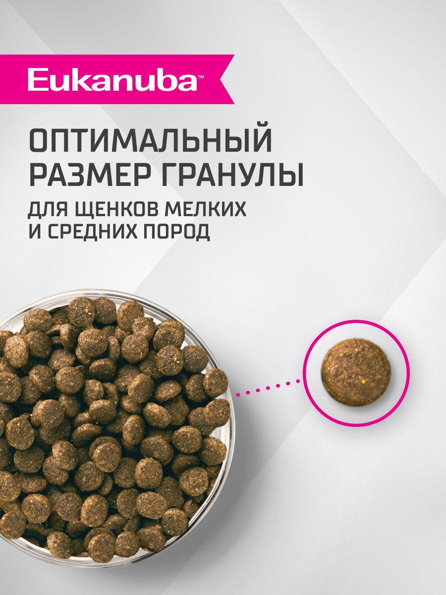 Корм для щенков Eukanuba с ягненком сухой 3кг - фото 4
