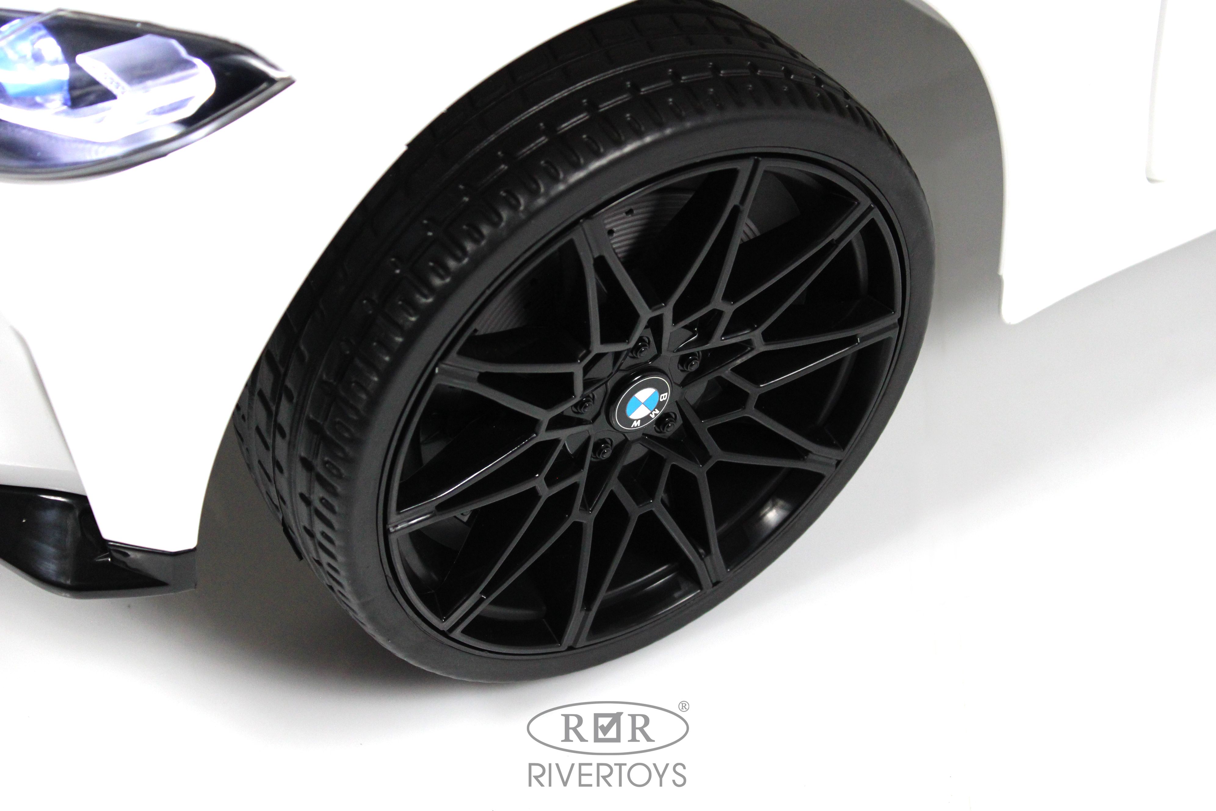 Электромобиль RIVERTOYS BMW A004AA-BMW-WHITE С пультом ДУ - фото 13