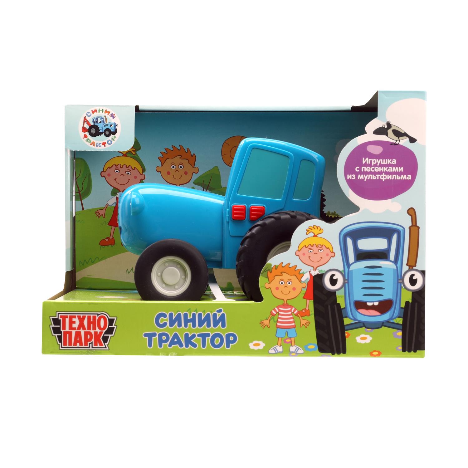 Трактор Технопарк Синий трактор голубой 385331 - фото 2