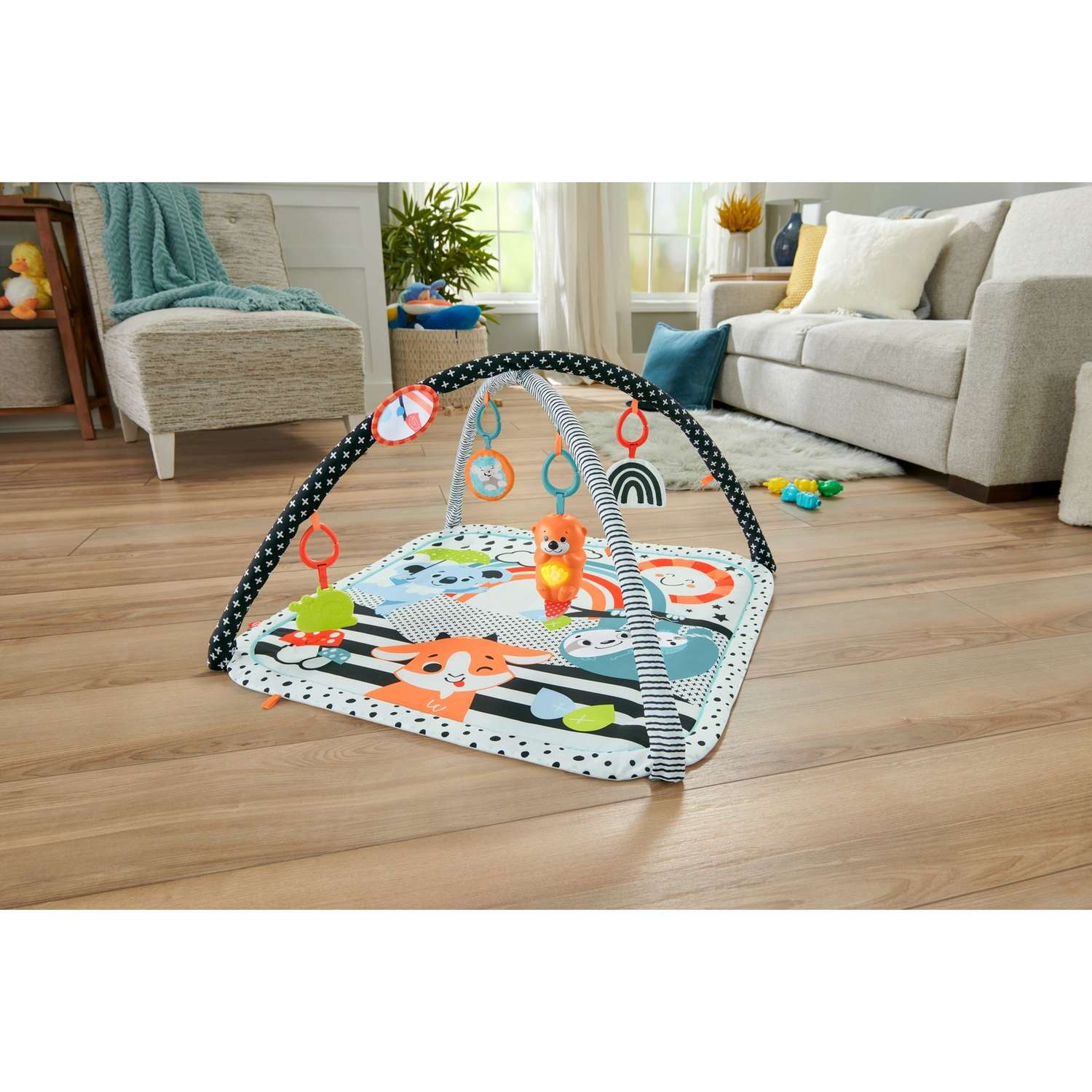 Коврик Fisher Price с дугами Светись и расти - фото 23