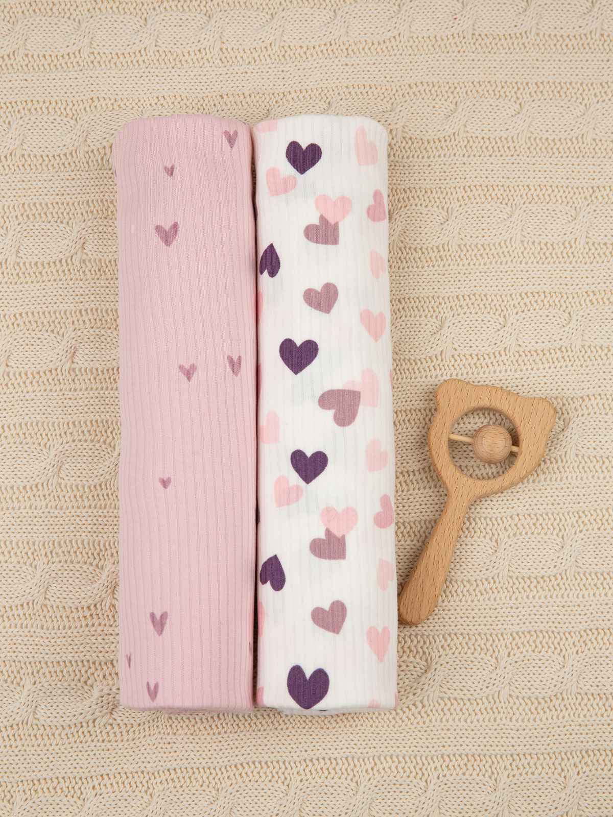 Пелёнка inlovery трикотаж 85х100 см 2 шт. - фото 4