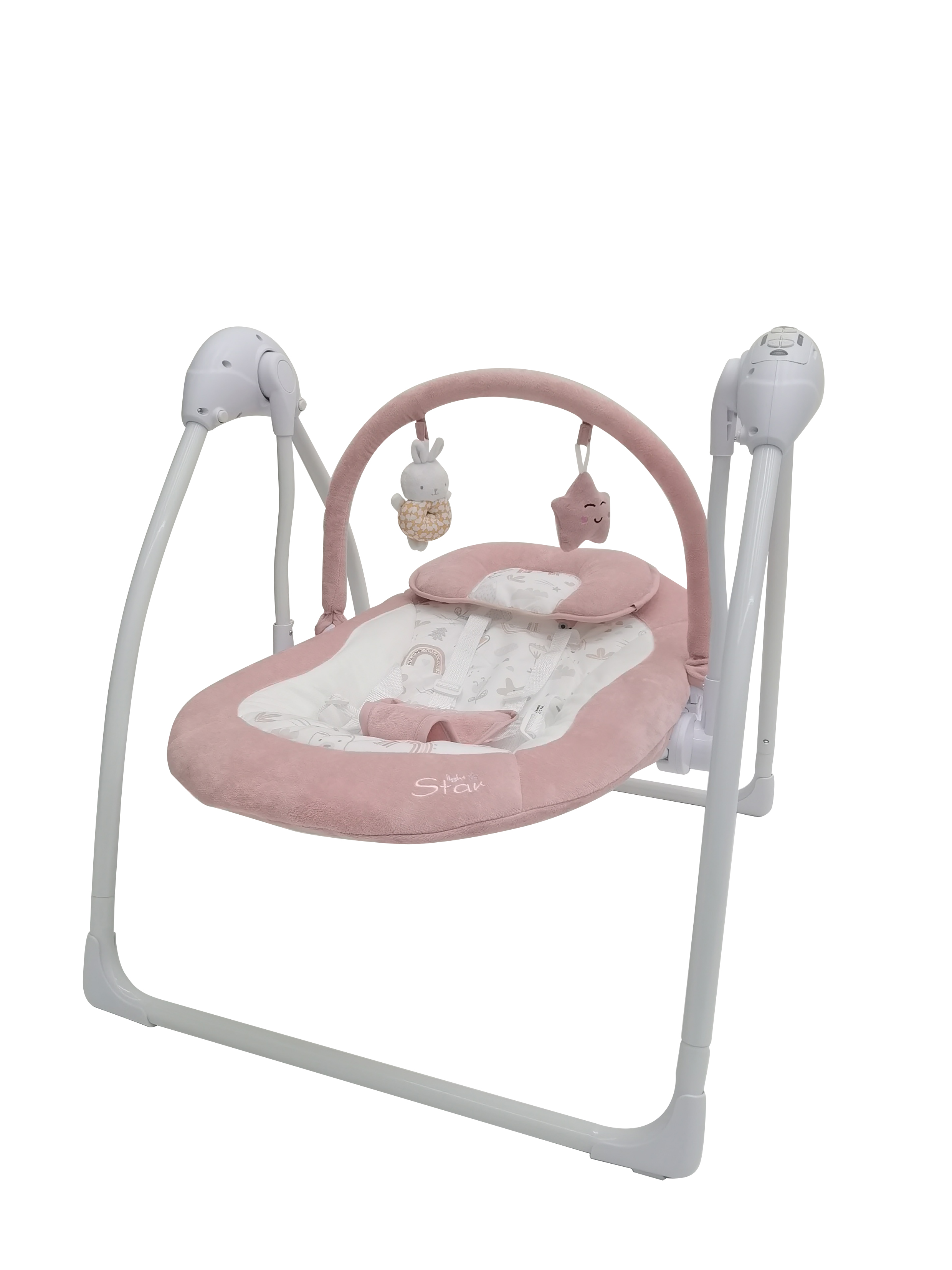 Качели Indigo Star light розовый - фото 2